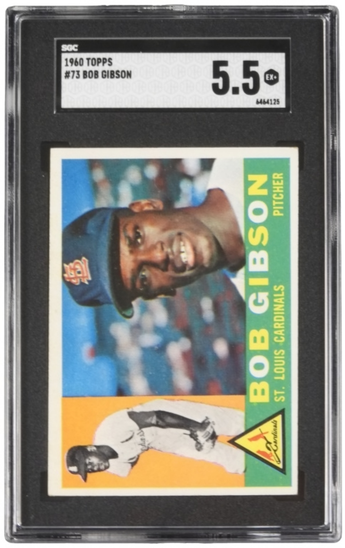 1960 Topps Bob Gibson SGC 5.5