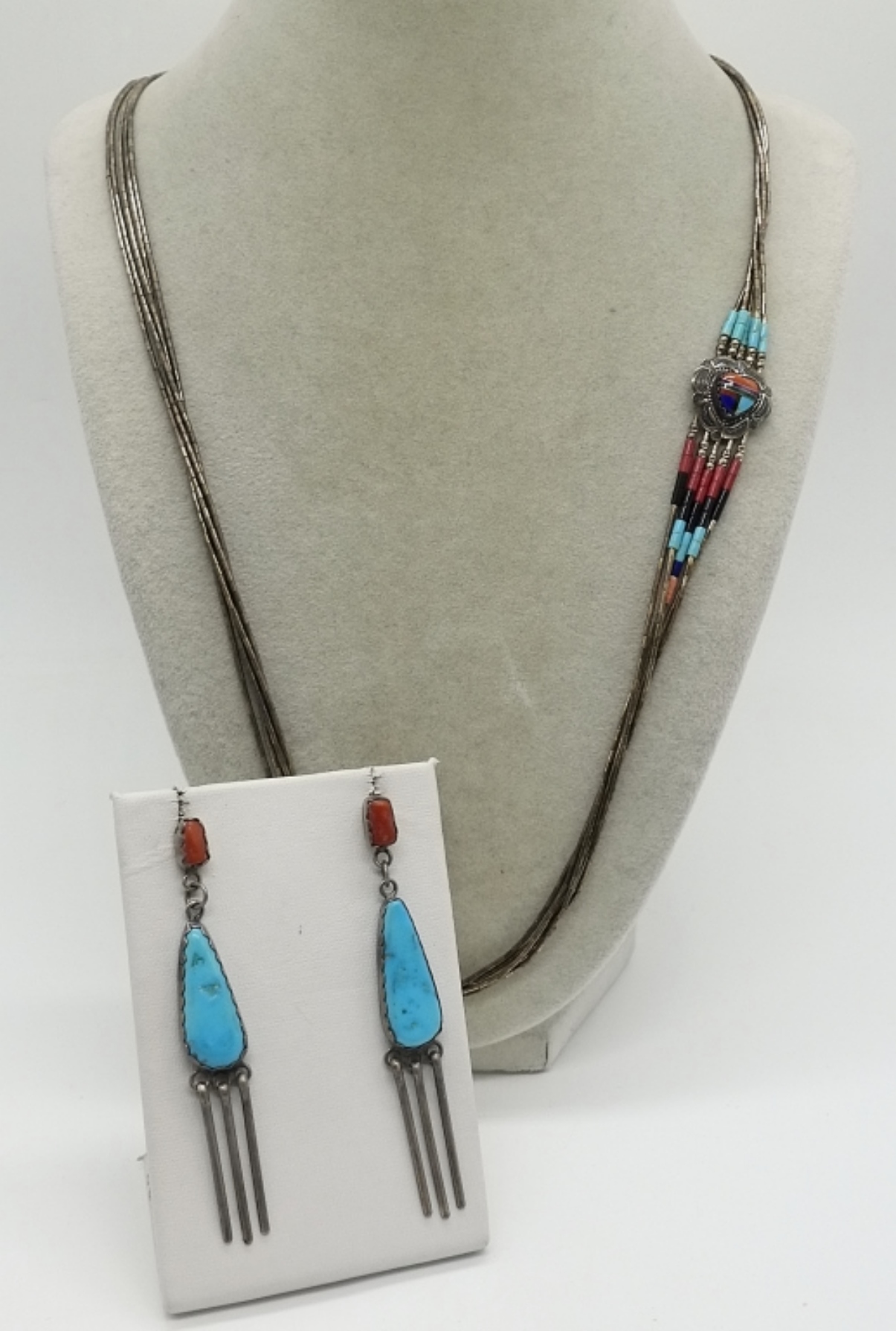 Liquid Sterling Necklace & Earrings