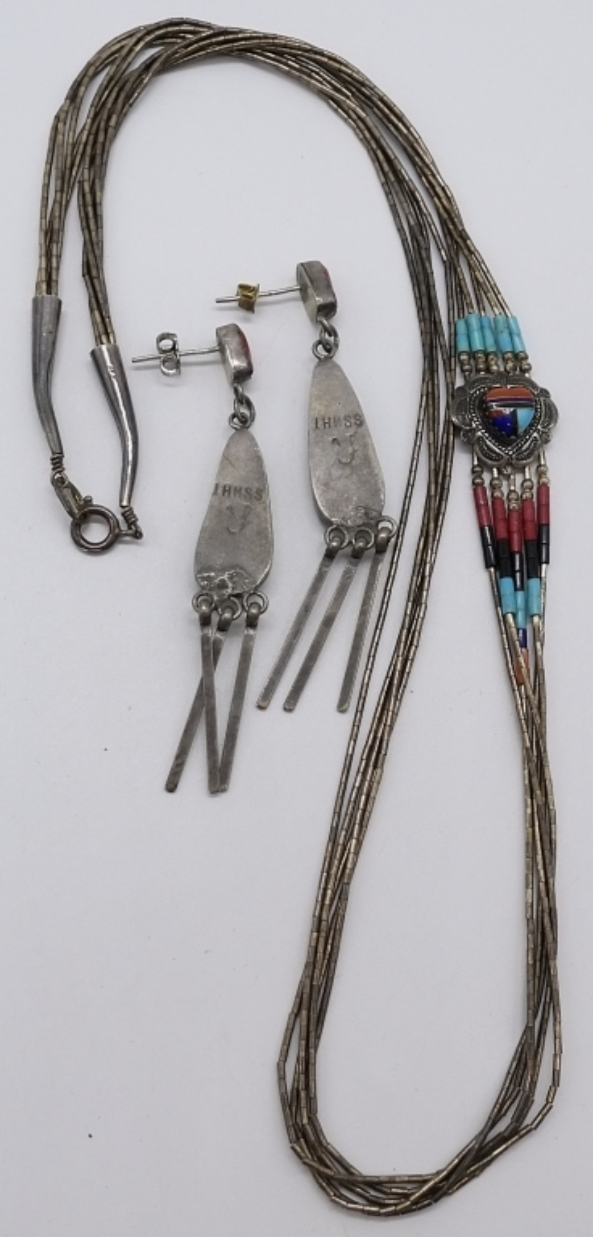 Liquid Sterling Necklace & Earrings