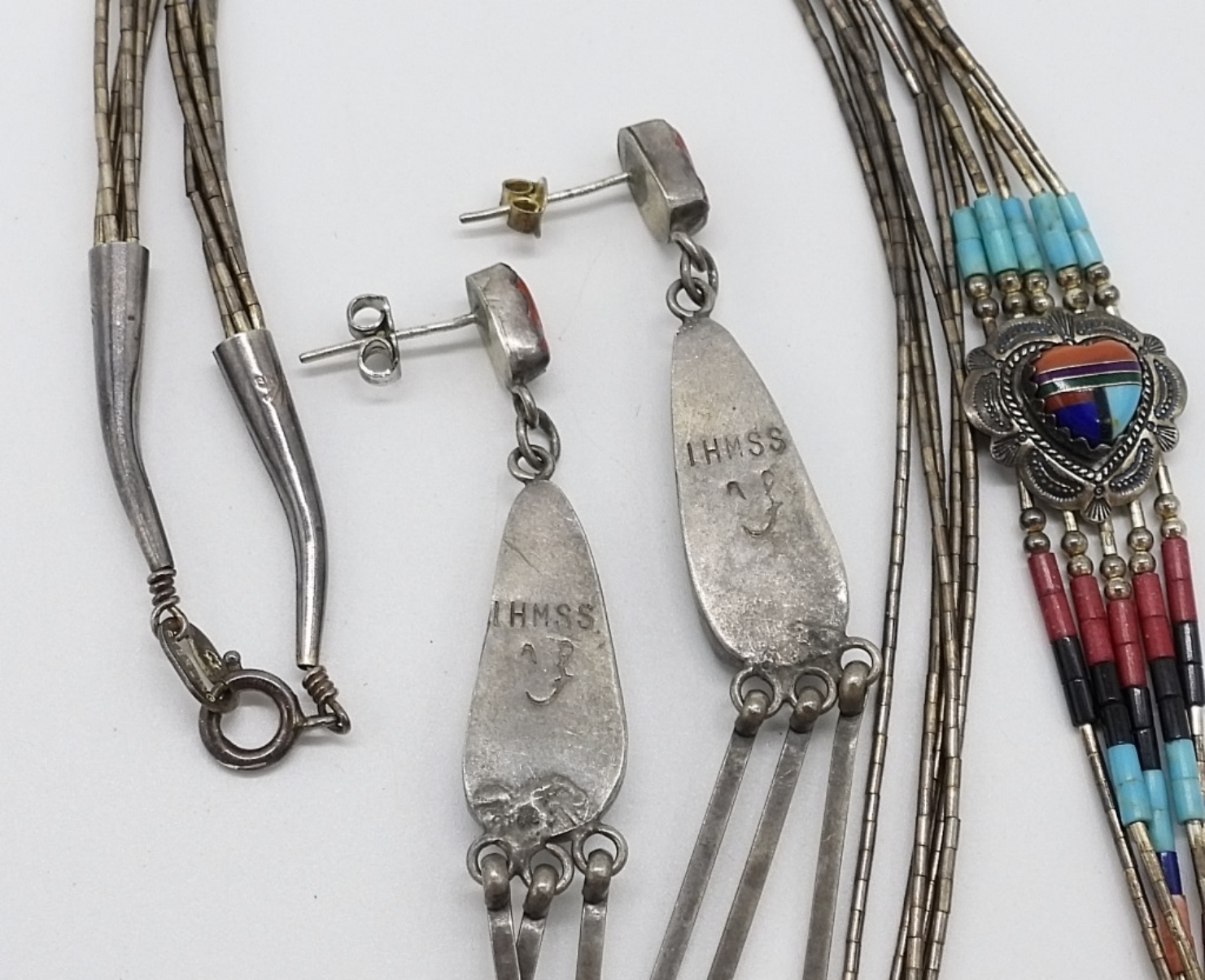 Liquid Sterling Necklace & Earrings
