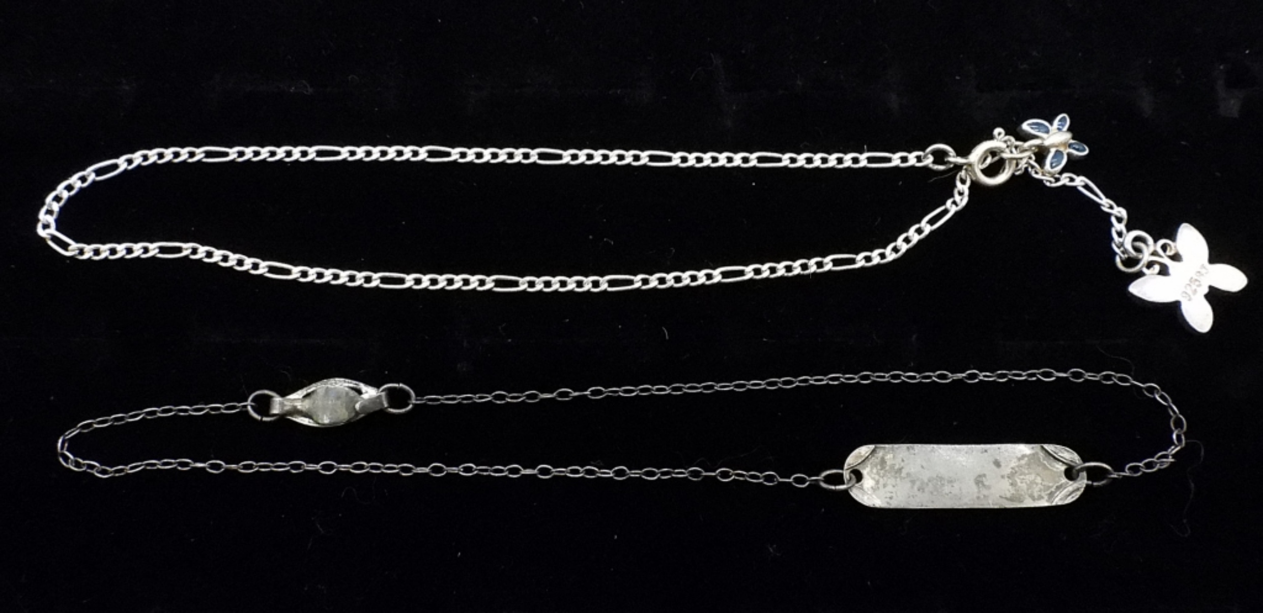 4 Sterling Anklets / Bracelets