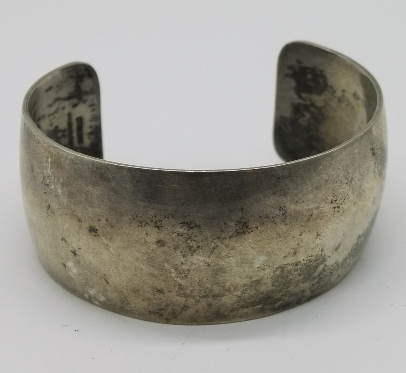 Morningstar Stamped Sterling Cuff Bracelet