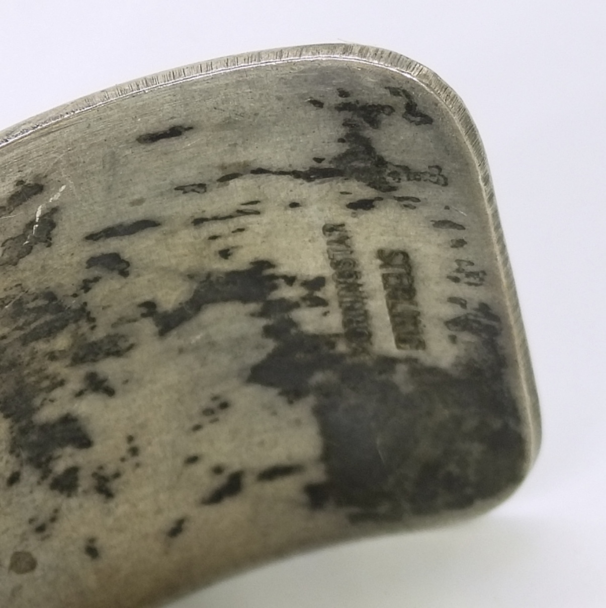 Morningstar Stamped Sterling Cuff Bracelet