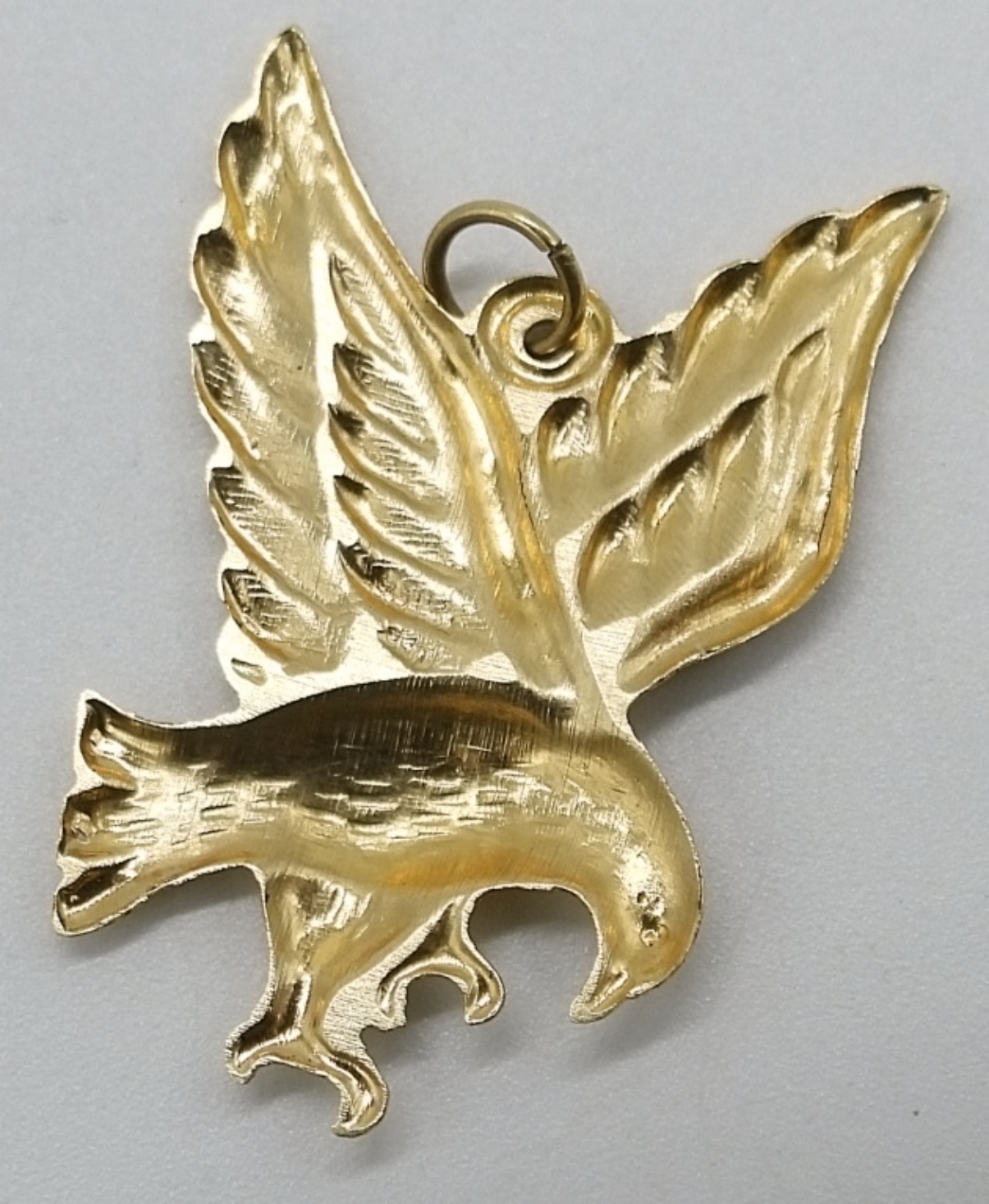 14K Yellow Gold Eagle Pendant