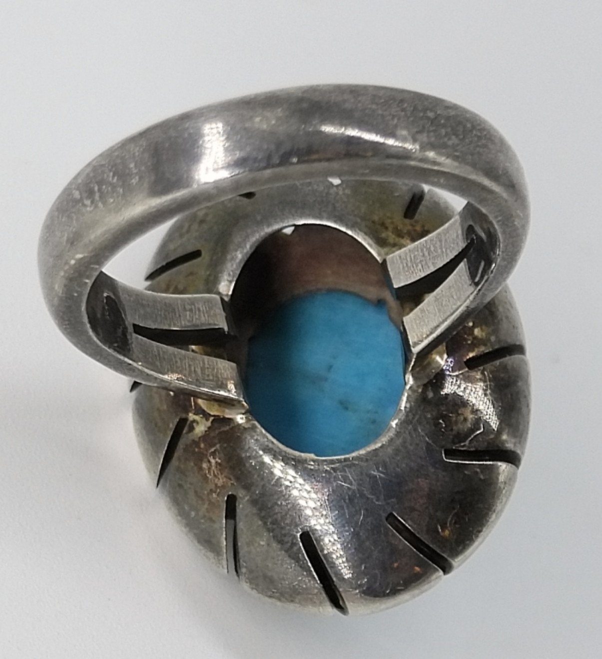 Mexico Sterling Turquoise Ring & Bangle Bracelets