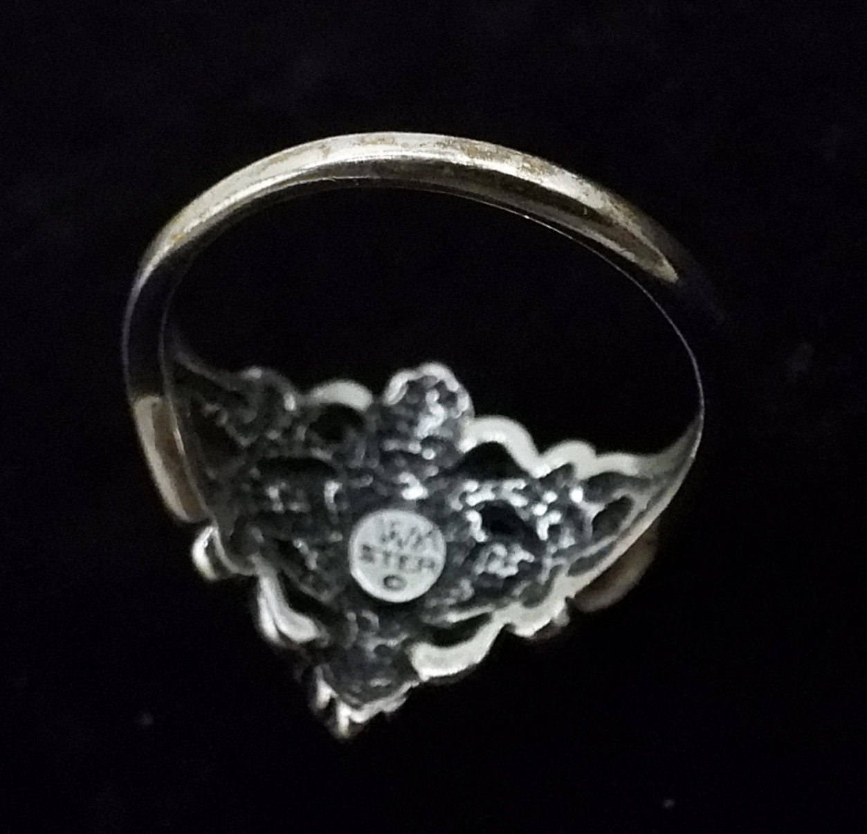 Sterling Silver Ring Lot, 3 Pieces, Gold Accents