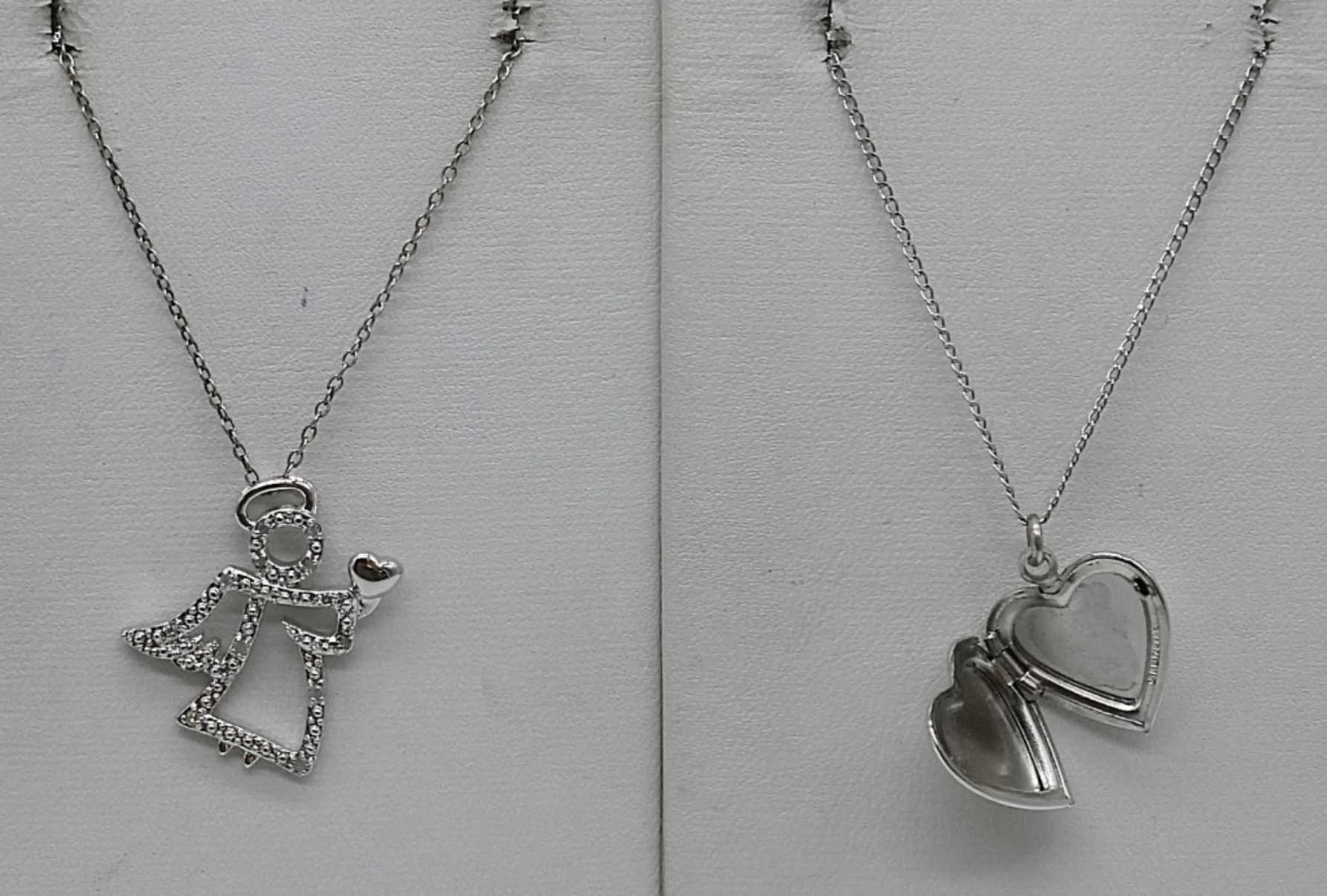 Sterling Silver Religious Necklace Lot of 4