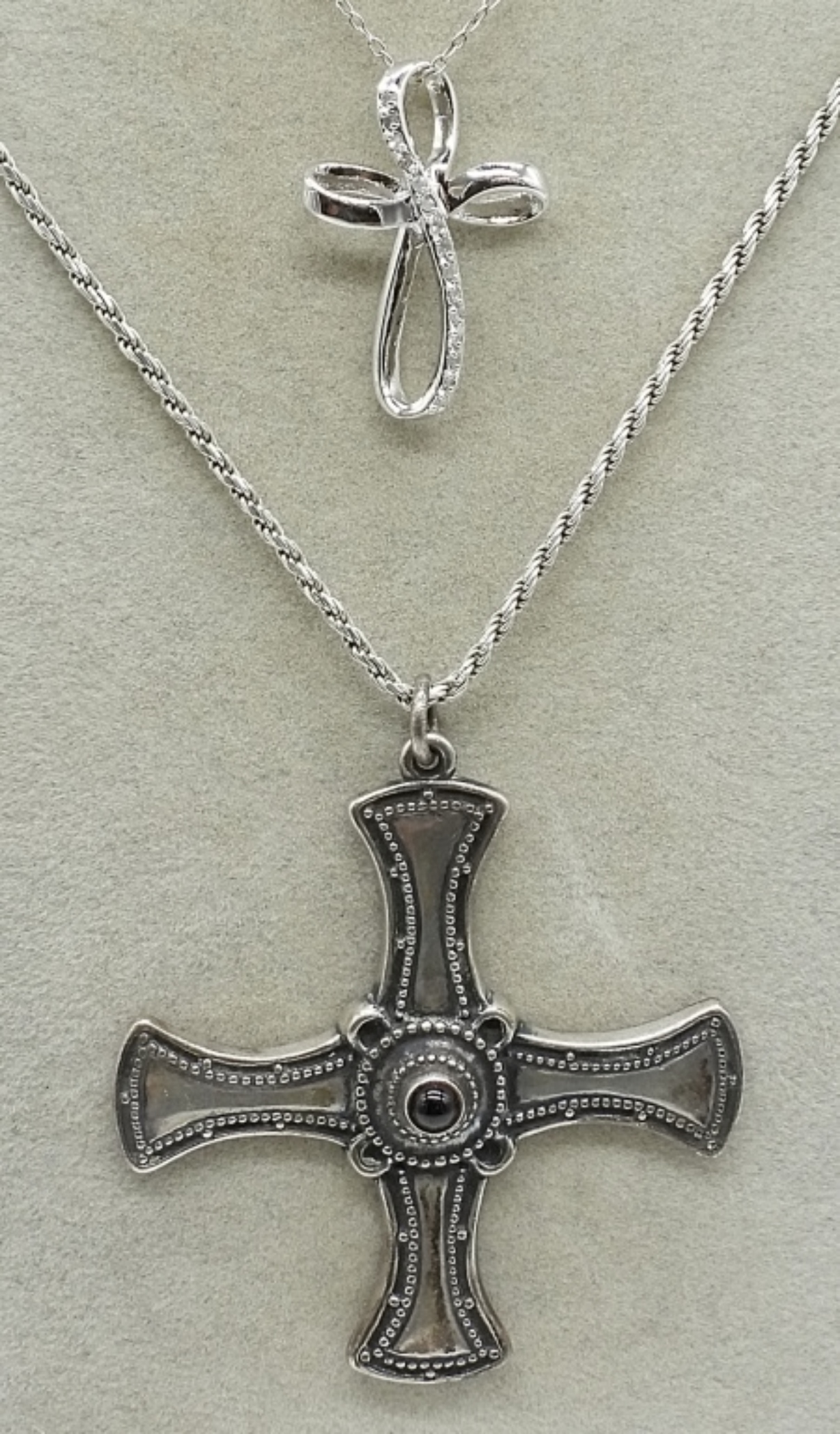 Sterling Silver Religious Necklace Lot of 4