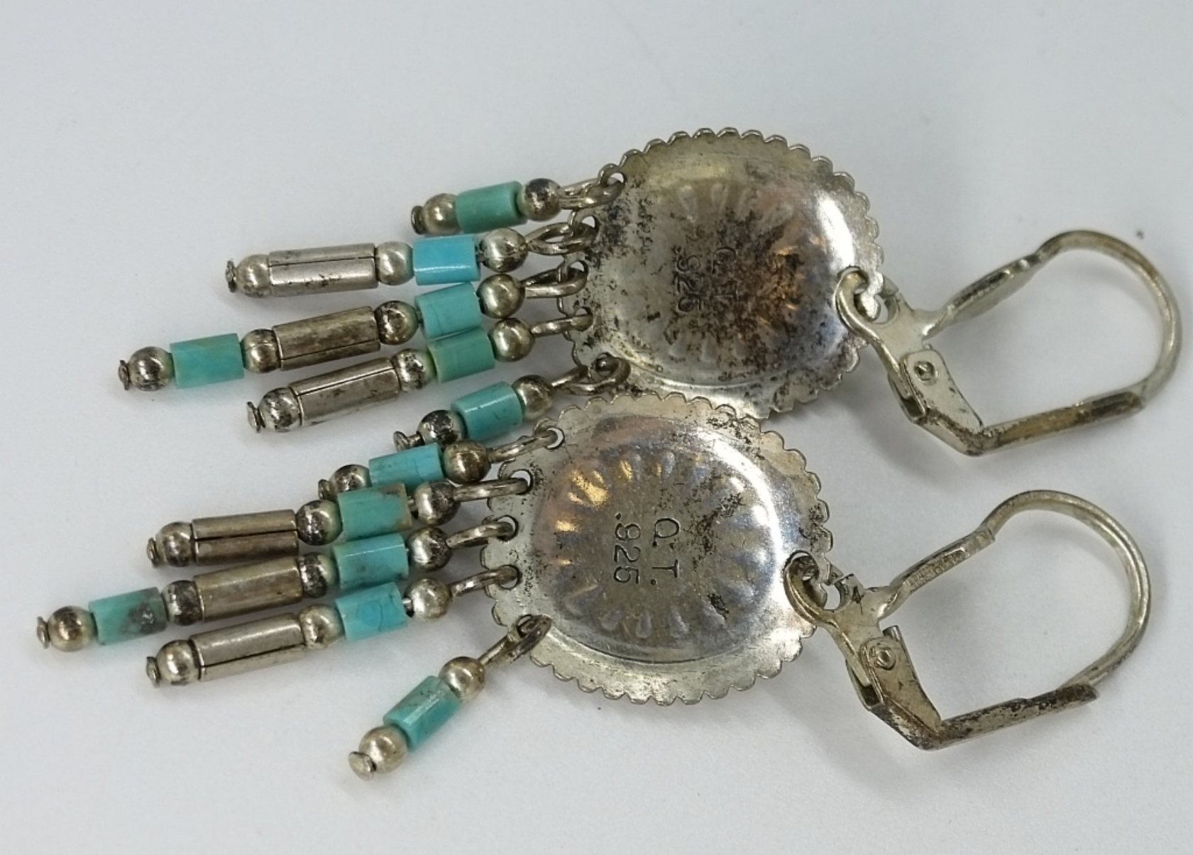 Southwest Turquoise Rings and Earrings - Sterling