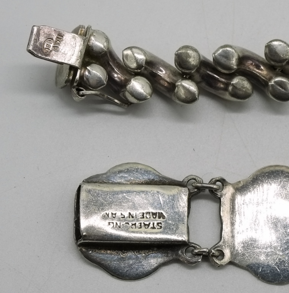 2 Sterling Bracelets, Siam & Other