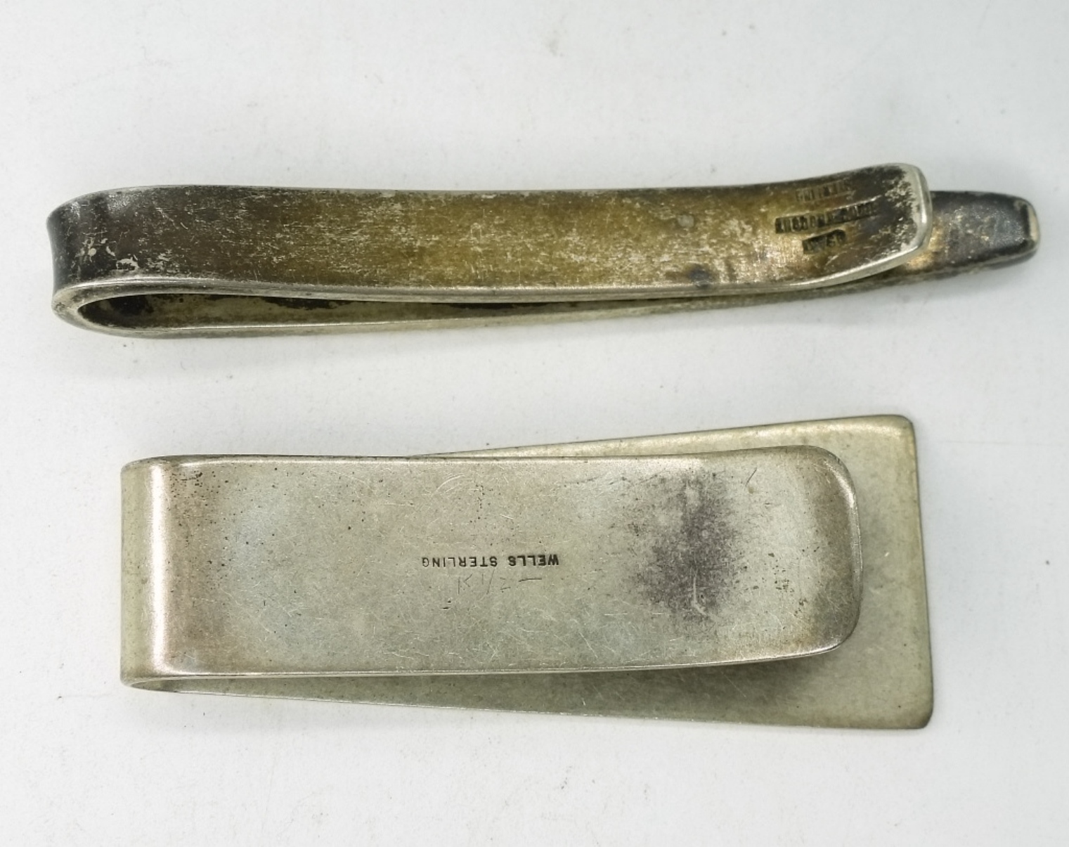 Vintage Sterling Money Clip & Tie Clip