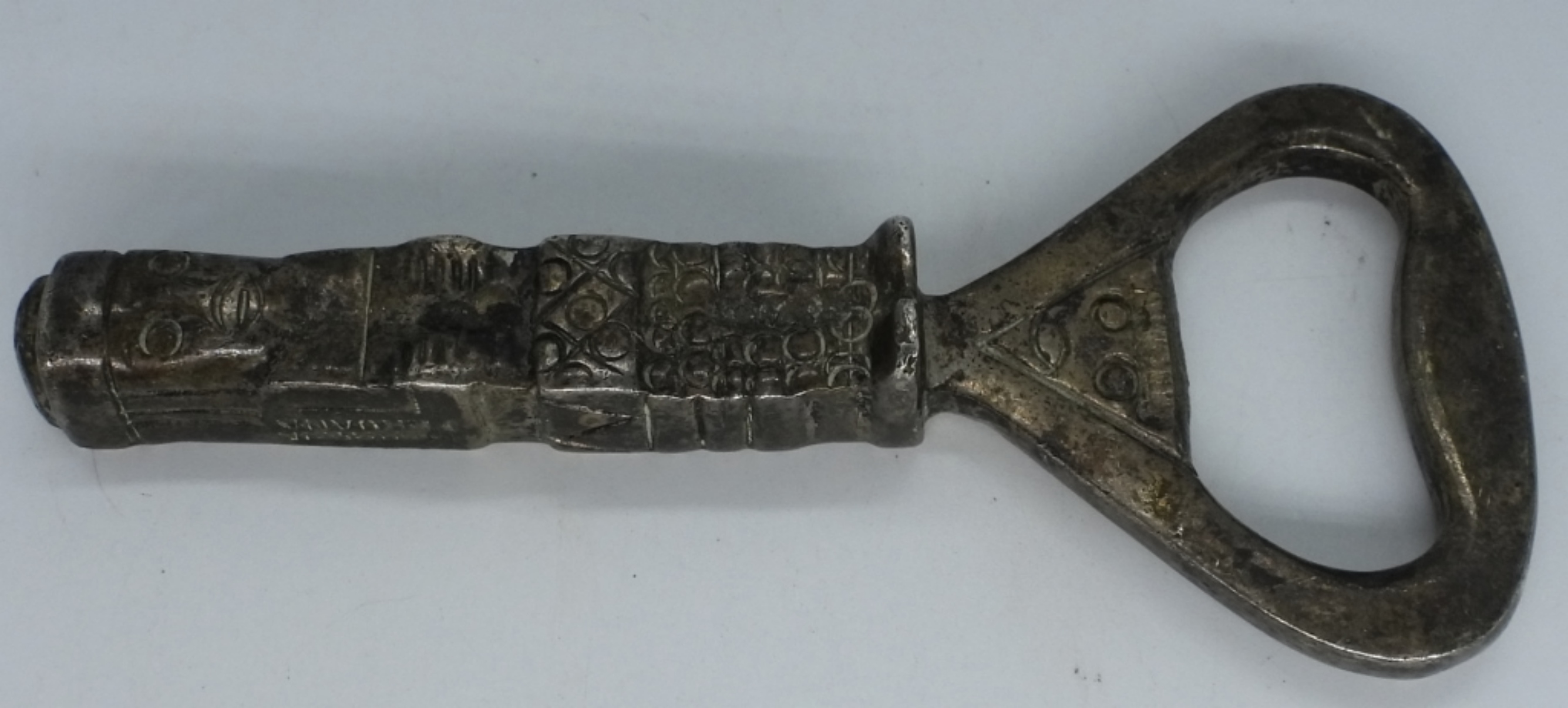 Industria Peruana Heavy Bottle Opener, 900 Silver