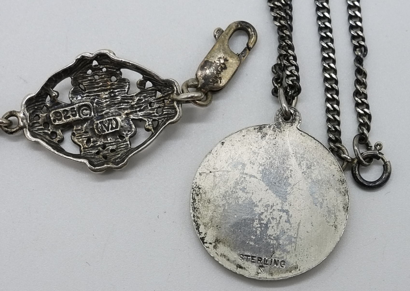 St. Christopher Necklace & Cross Bracelet