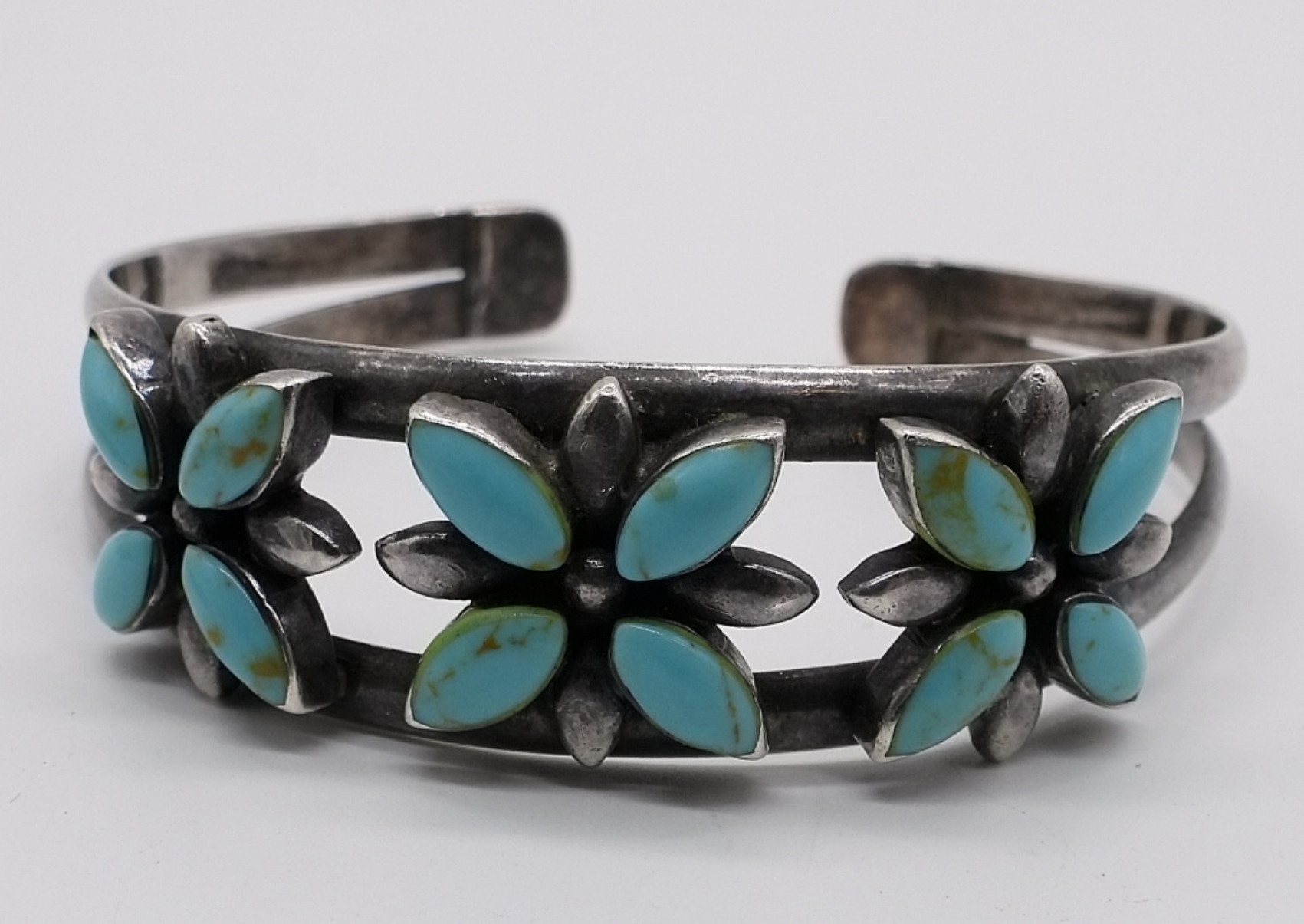Turquoise Sterling Cuff & Pendant