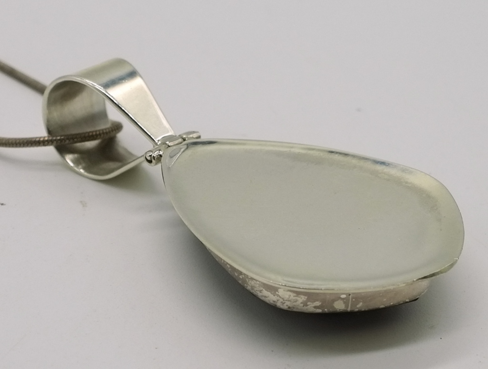 Faceted Labradorite Pendant - 925