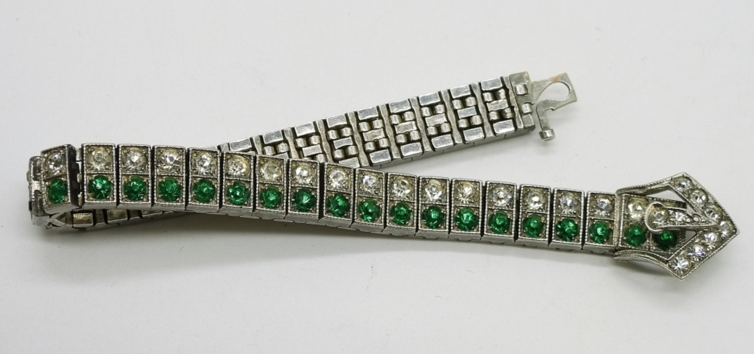 Diamonbar Sterling Rhinestone Bracelet