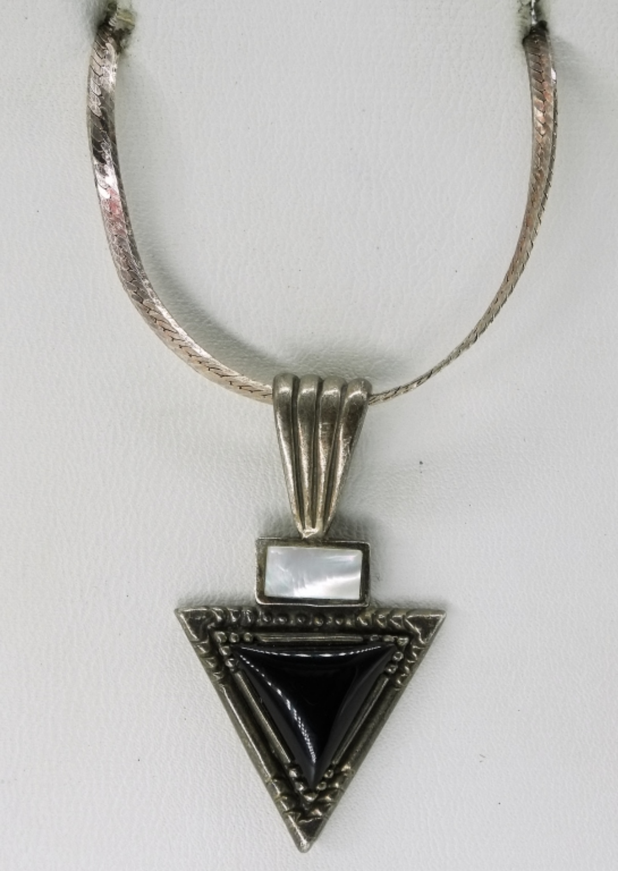 Four Sterling Pendants & Two Chains