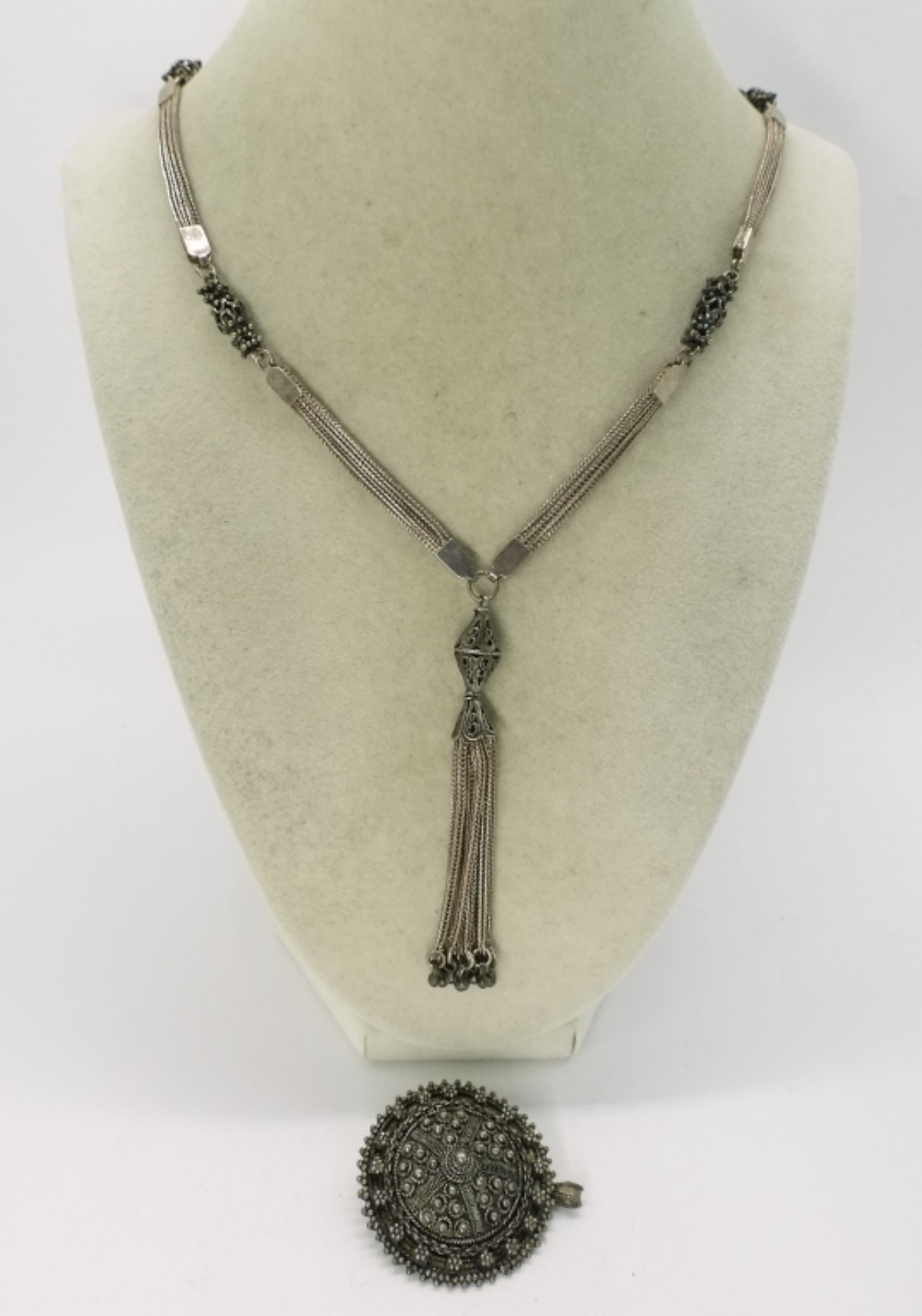 Vintage 925 Fashion Necklace & Brooch