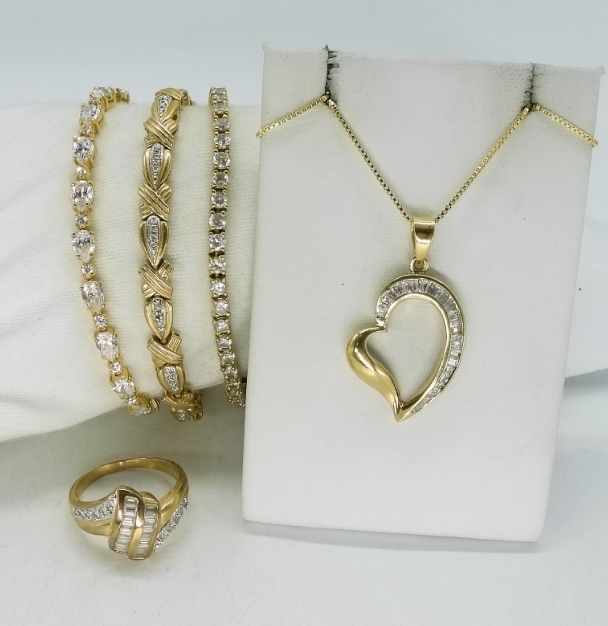 Gold Tone 925 Bridal Style Bracelets & More