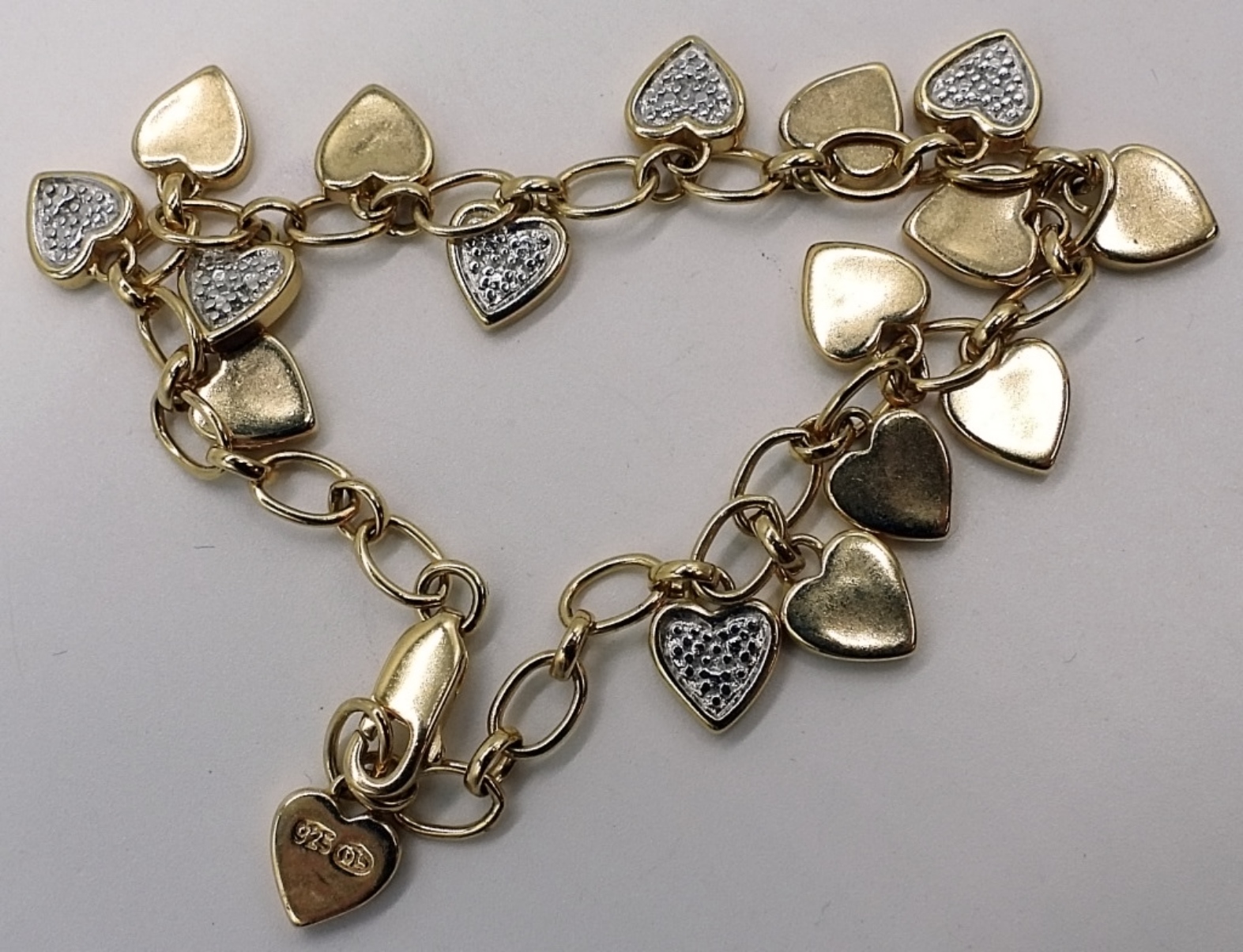 Sterling Gold-Tone Mom Necklace & Bracelet