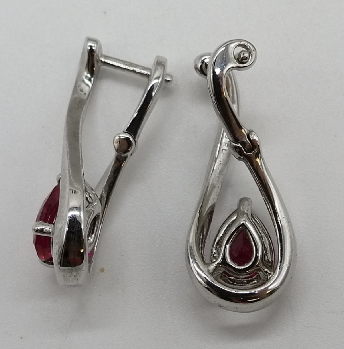 Sterling Garnet Ring Set & Earrings