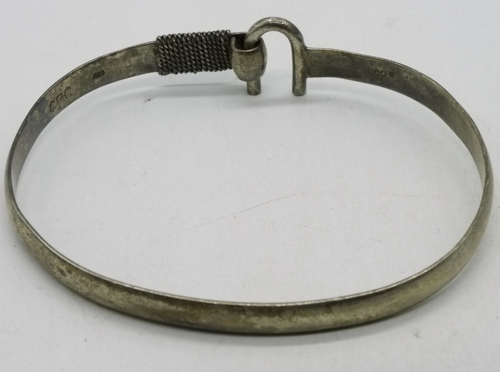 2 Sterling Bracelets, Cuff & Bangle