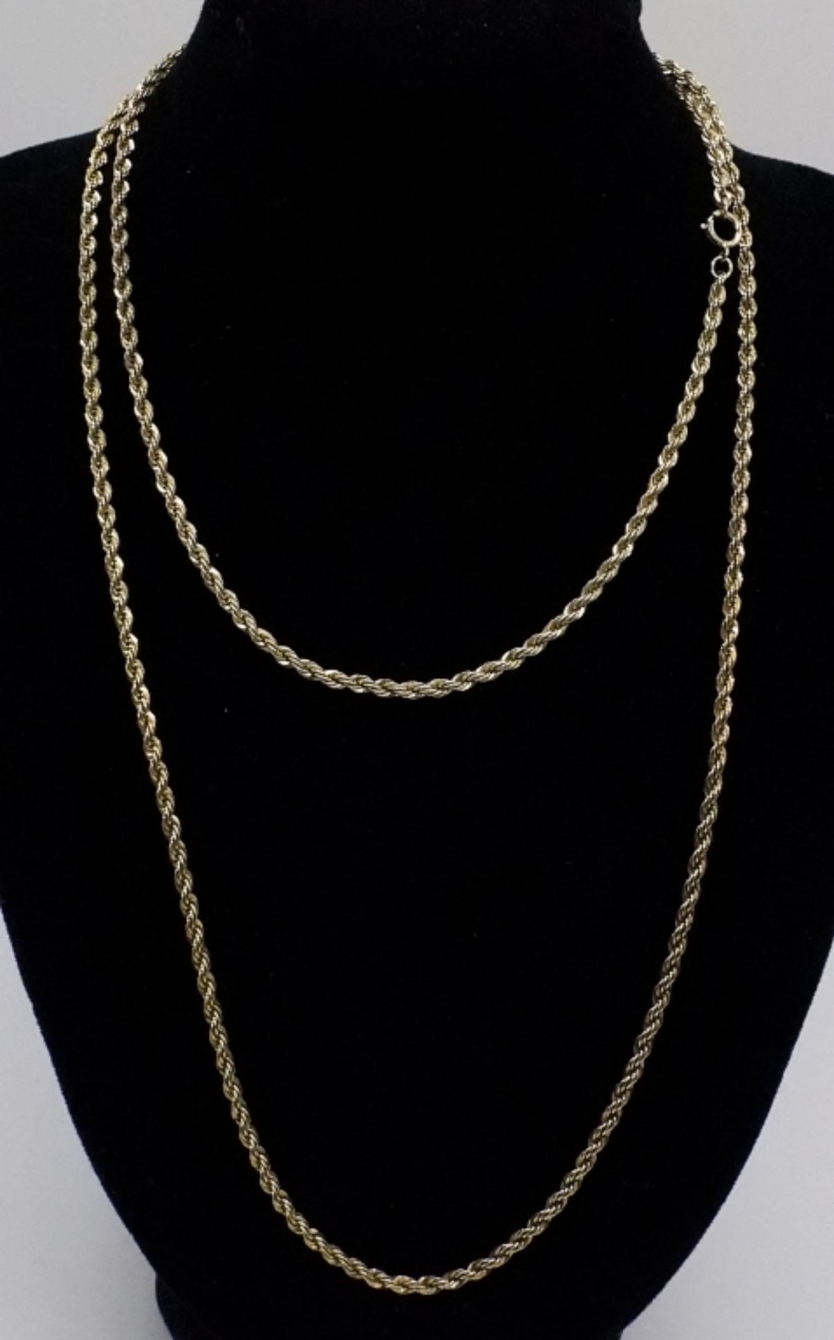 Sterling Gold-Tone Rope Chain Necklace, 30in