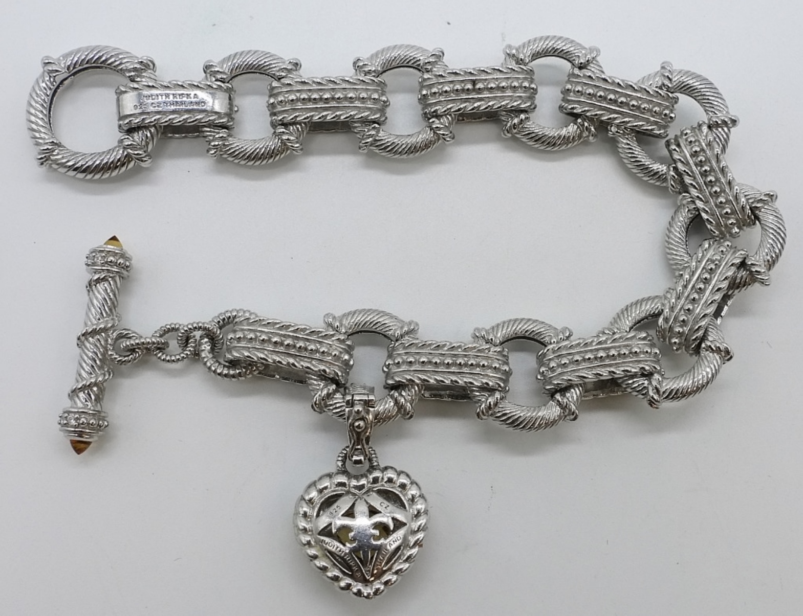 Judith Ripka Sterling Silver CZ Bracelet