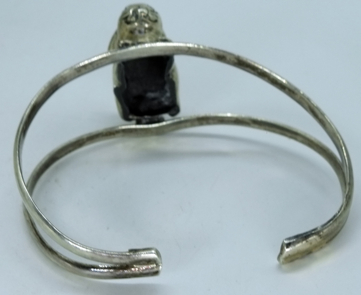 Sterling Rabbit Cuff Bracelet & Necklace