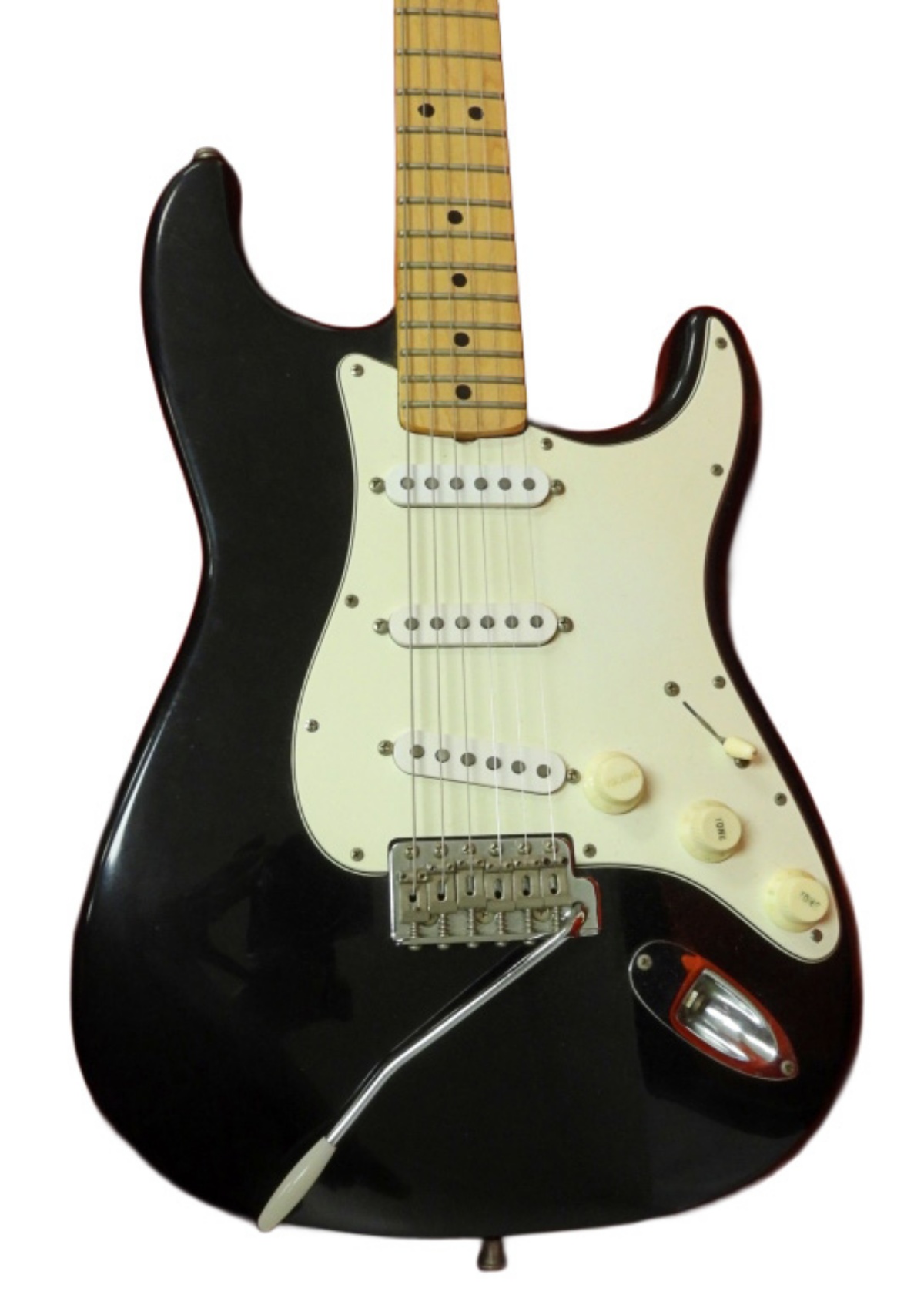 1975 Fender Stratocaster Black 3 Bolt