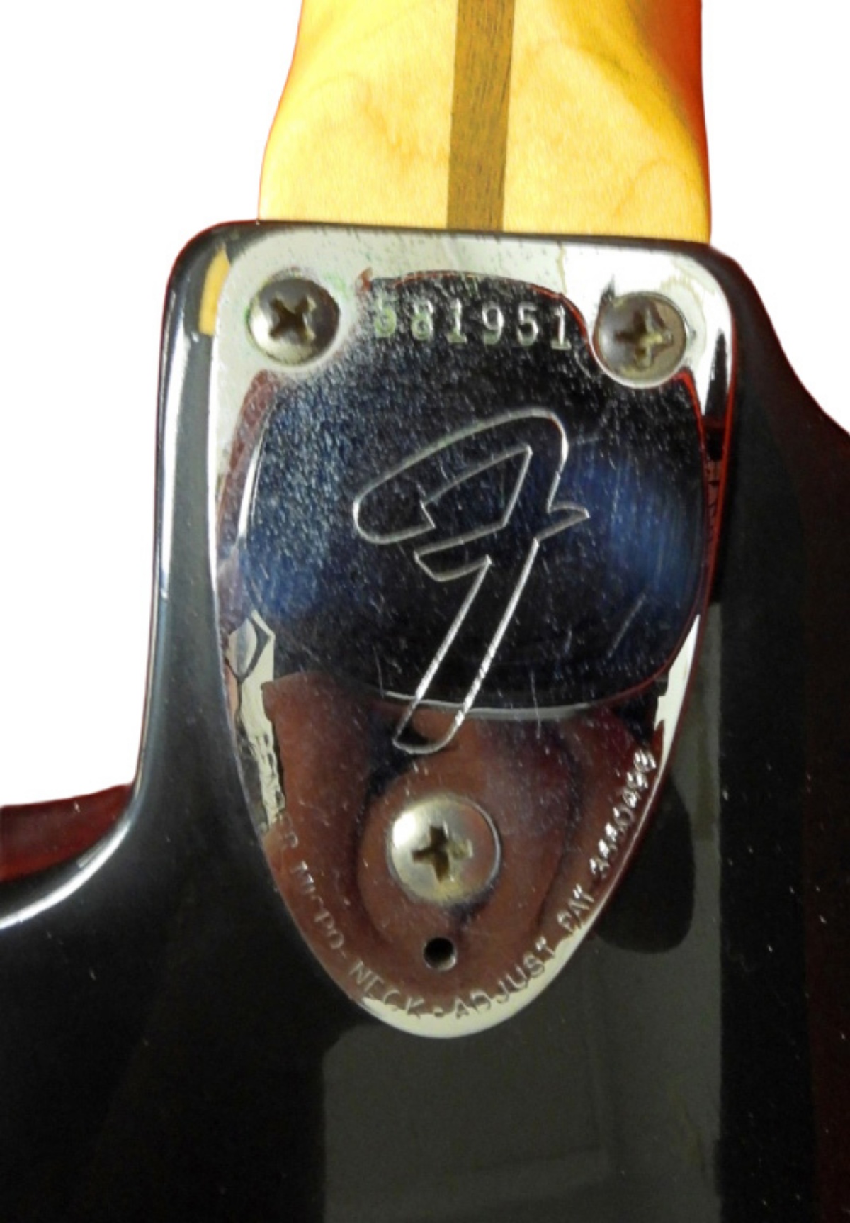 1975 Fender Stratocaster Black 3 Bolt