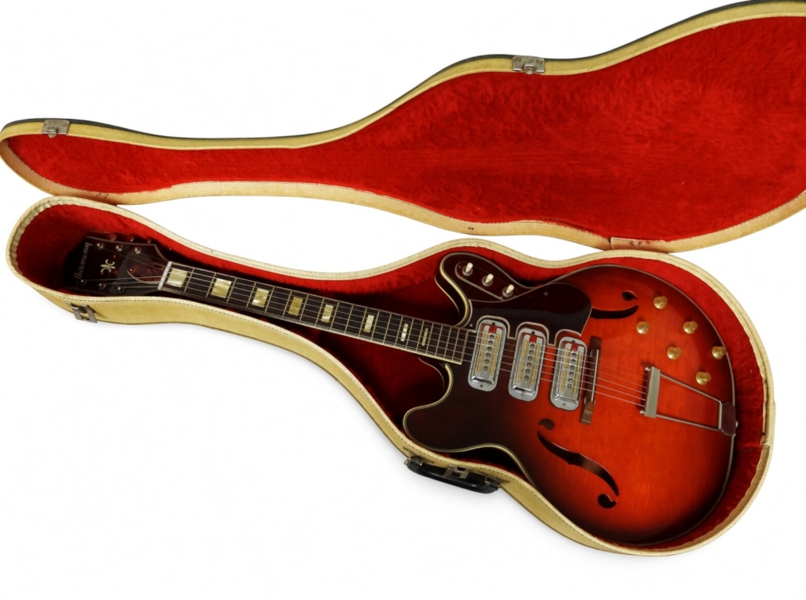 Harmony Model S66W 3 Pickup Electric Hollow Body