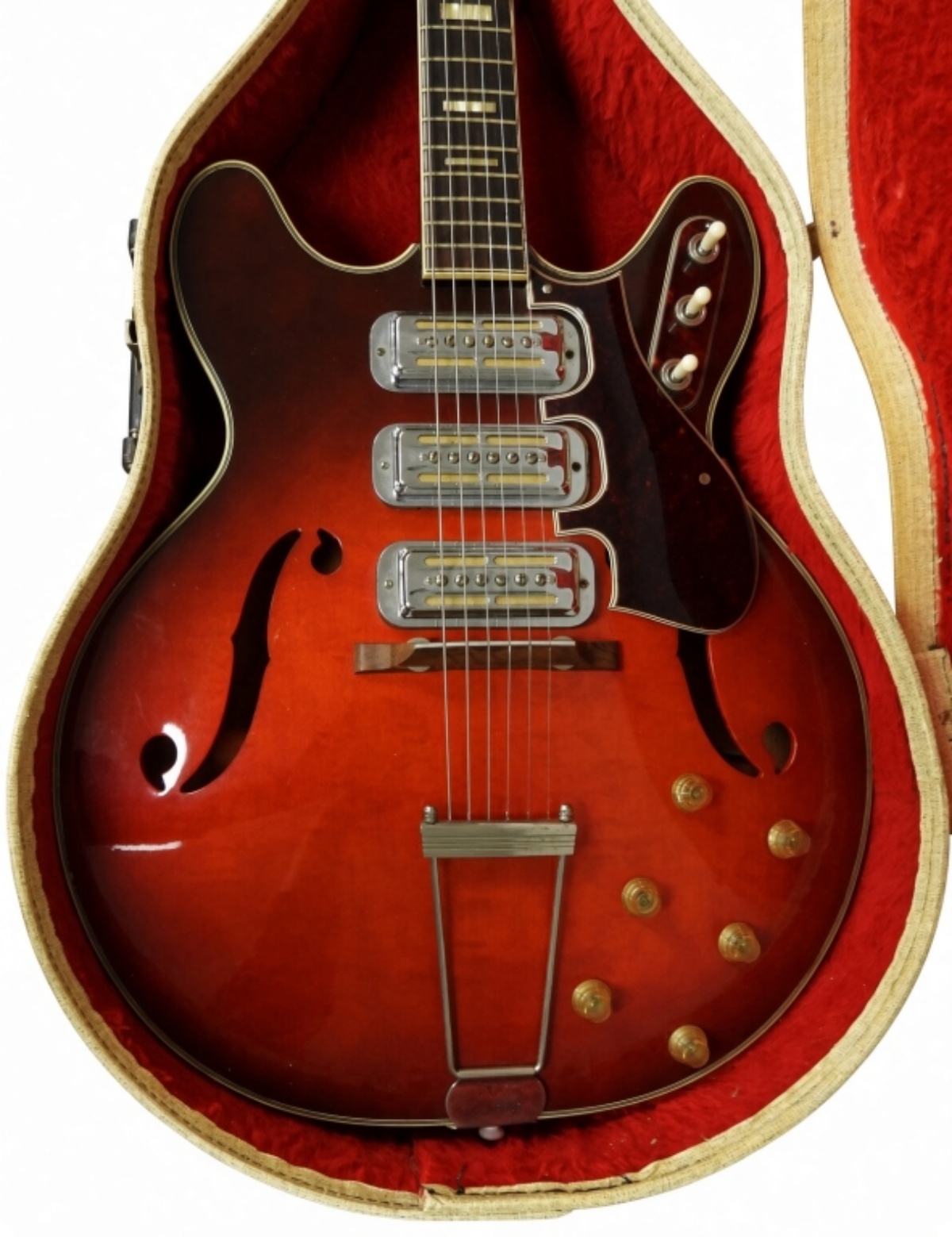 Harmony Model S66W 3 Pickup Electric Hollow Body