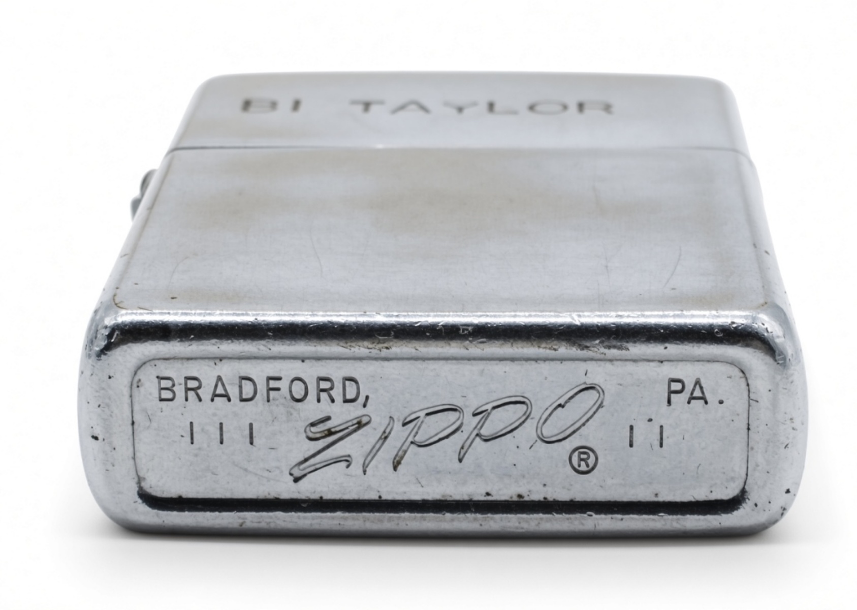 1969 Zippo Vietnam War Lighter Engraved Bl Taylor