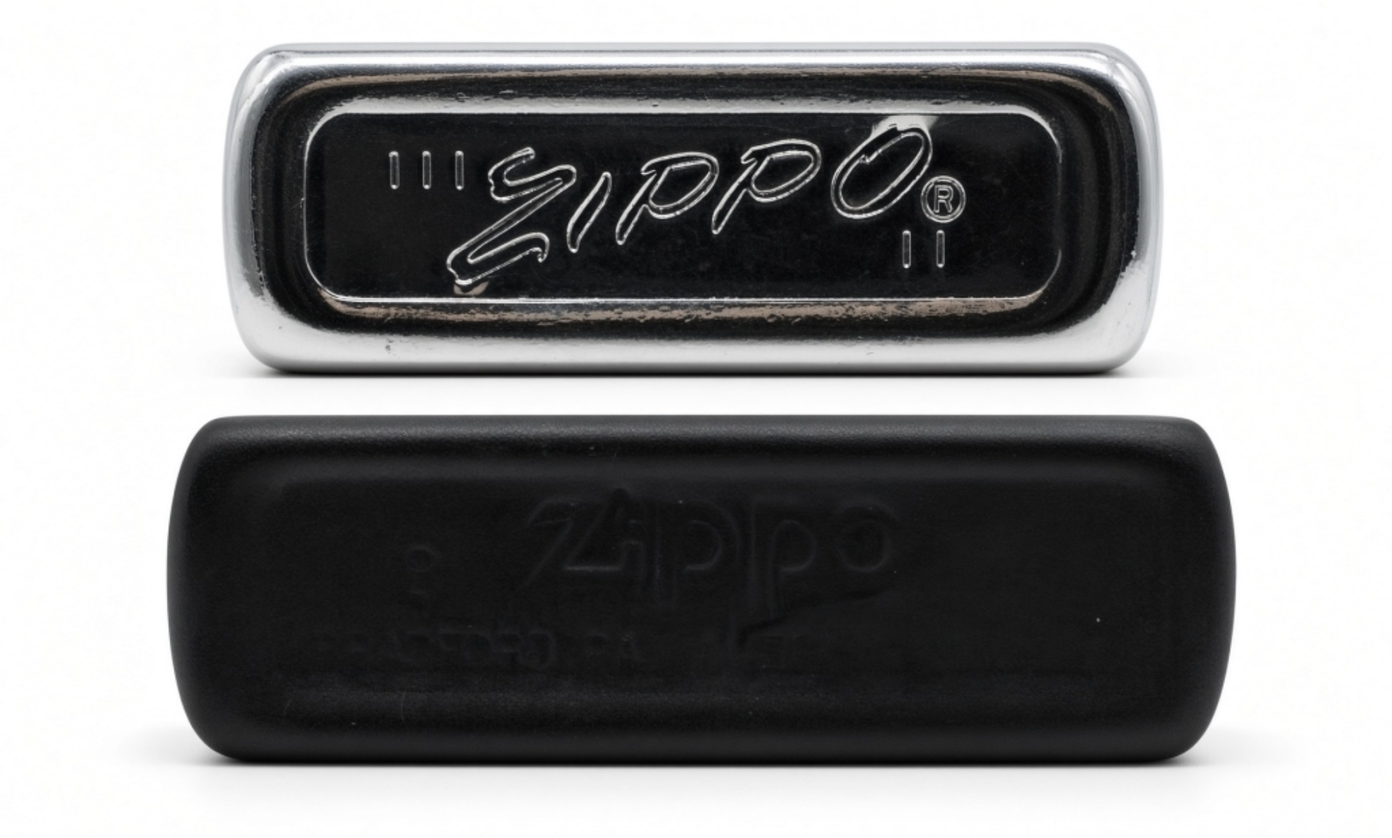 Zippo Lighters USS Tortuga & Chrome Engine Turn