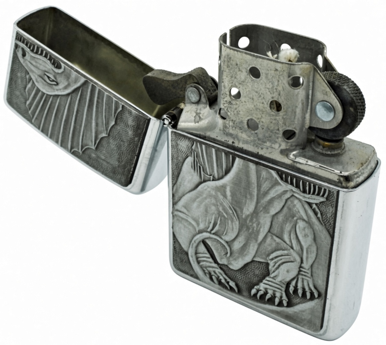 Zippo Dimetrodon Embossed Lighter - Cool