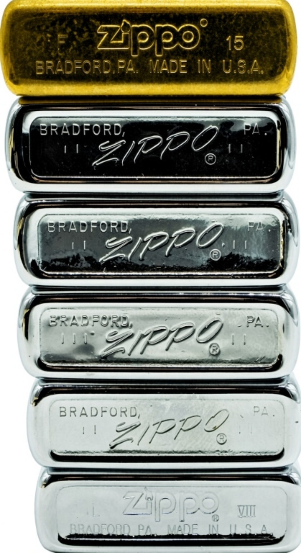 Zippo Lighter Collection - 6 Unfired Lighters