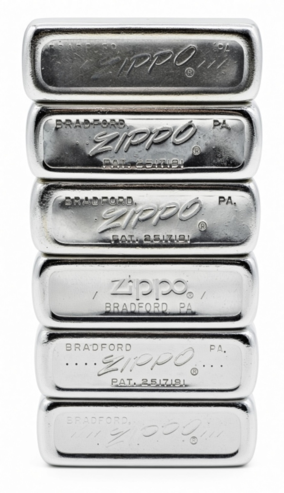 Zippo Advertising Lighter Lot (6)