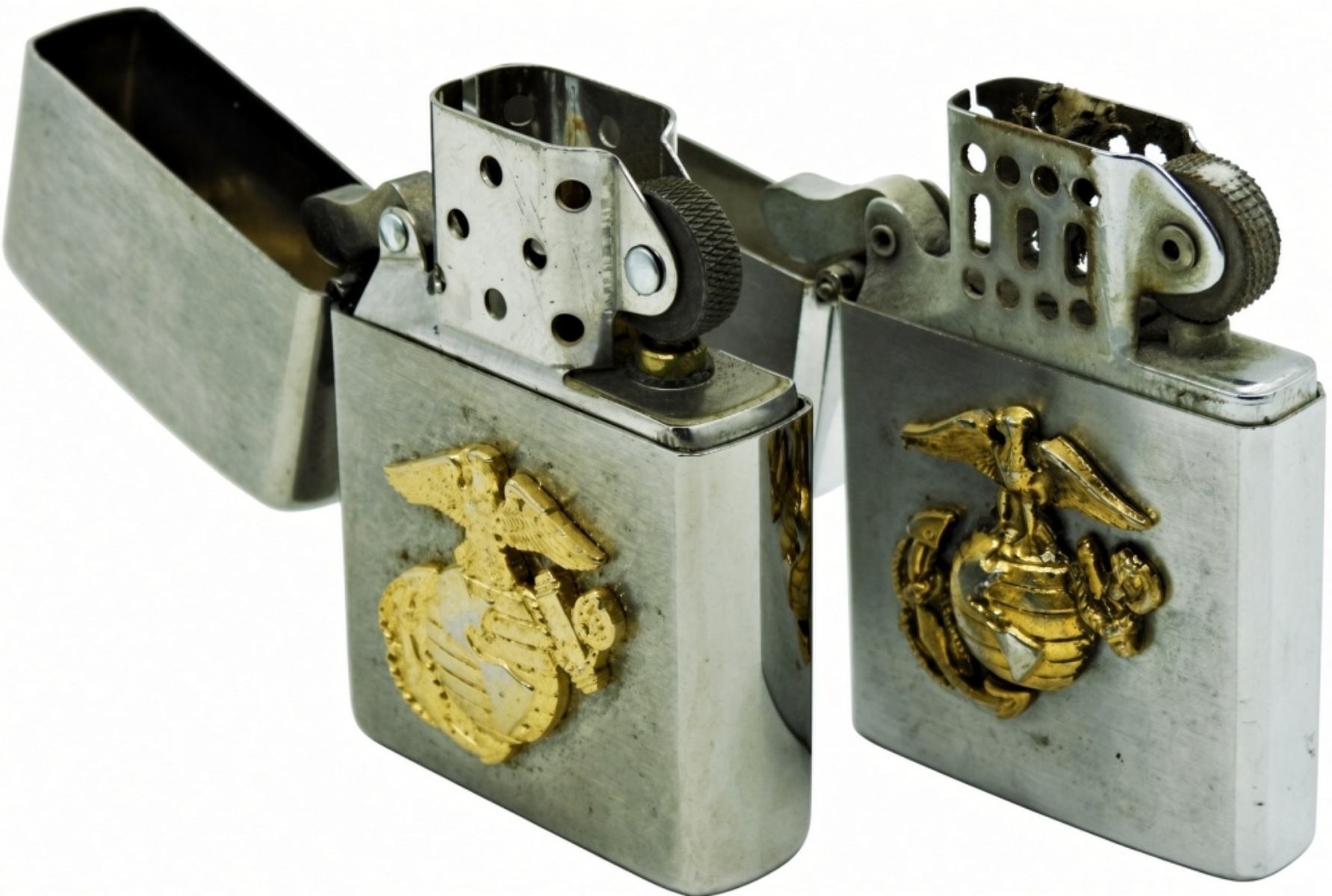 USMC Marine Corps Eagle Globe Anchor Zippo Lighter