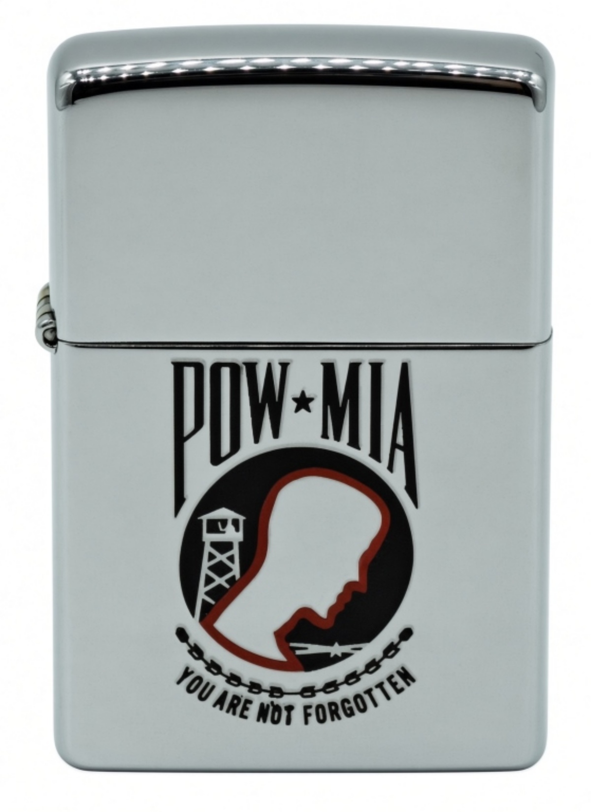 2001 Zippo POW-MIA Chrome Lighter