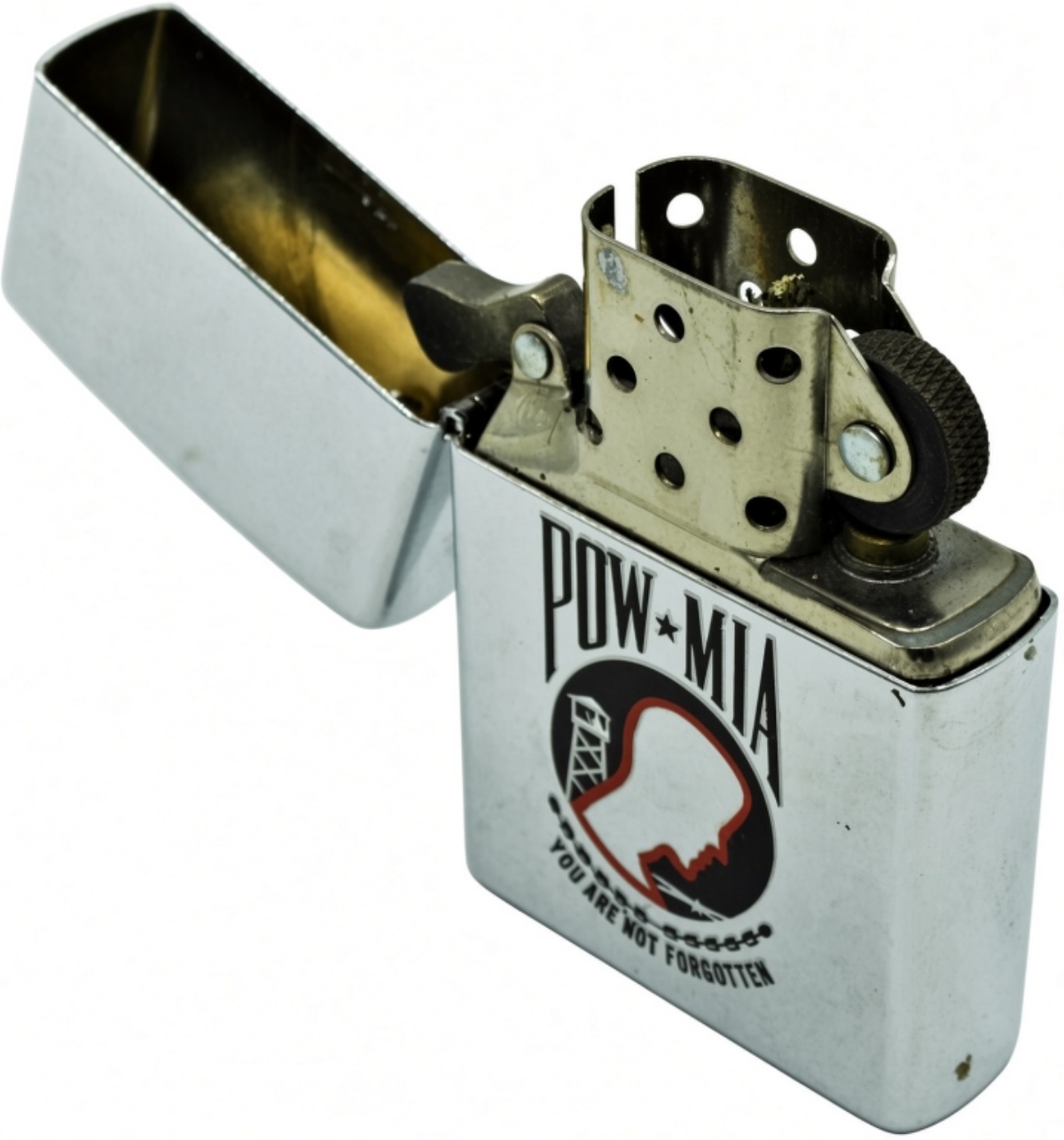 2001 Zippo POW-MIA Chrome Lighter