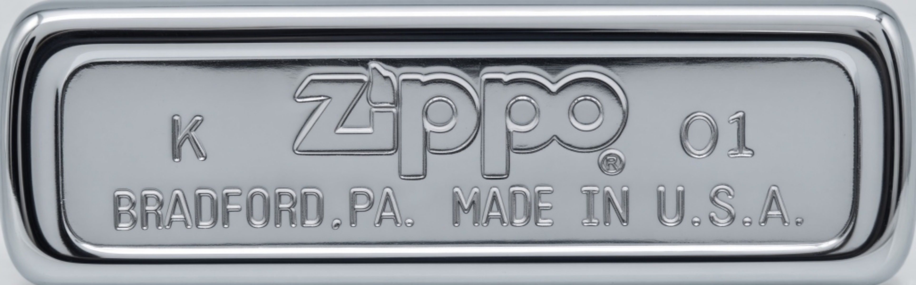 2001 Zippo POW-MIA Chrome Lighter