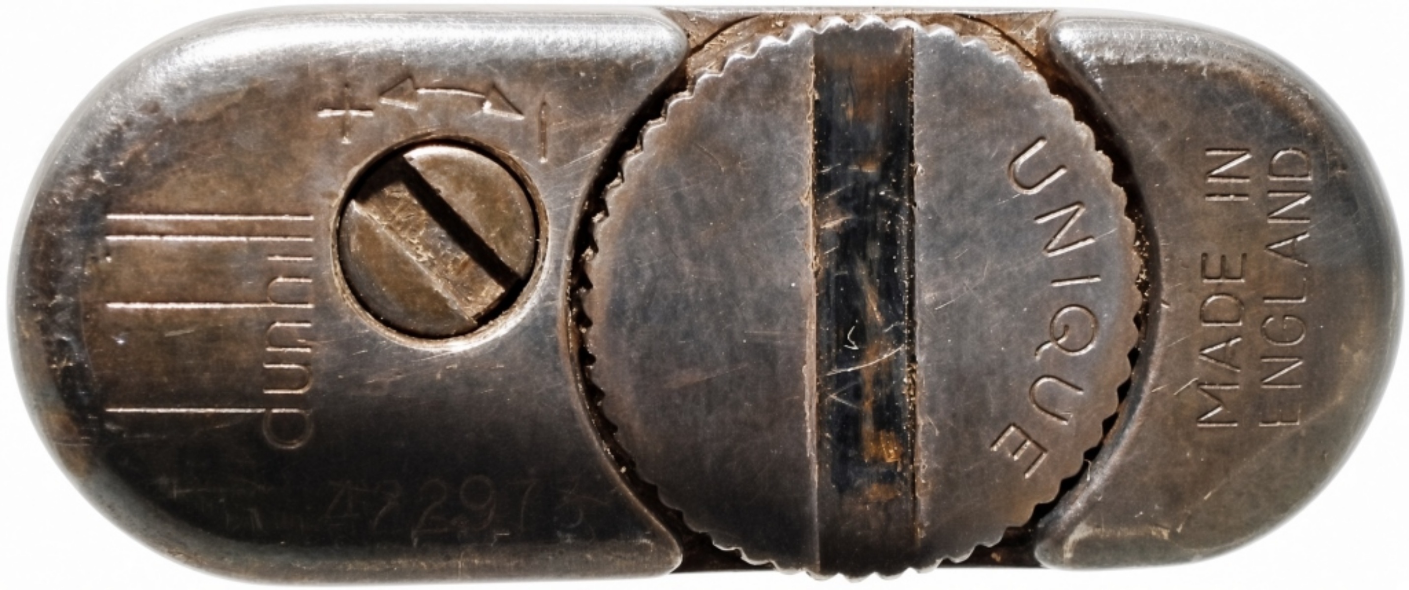 Dunhill Rollagas Lighter, Art Deco Striped Design