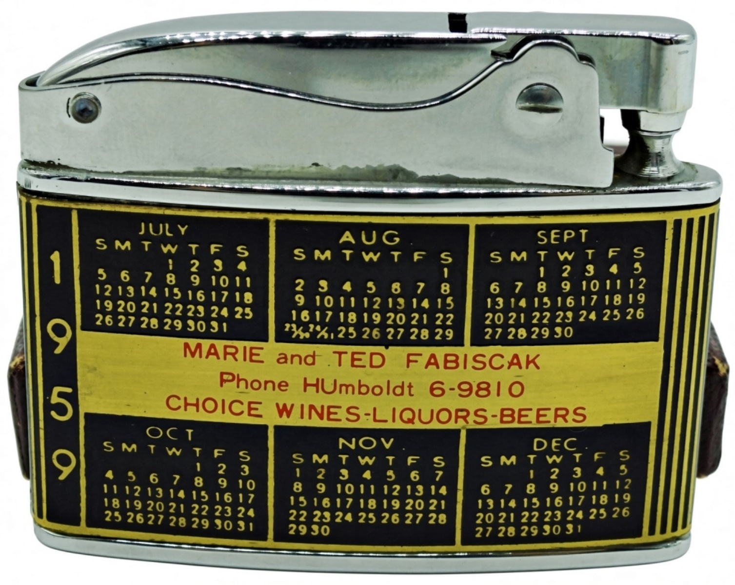1959 Rolex Calendar Advertising Lighter