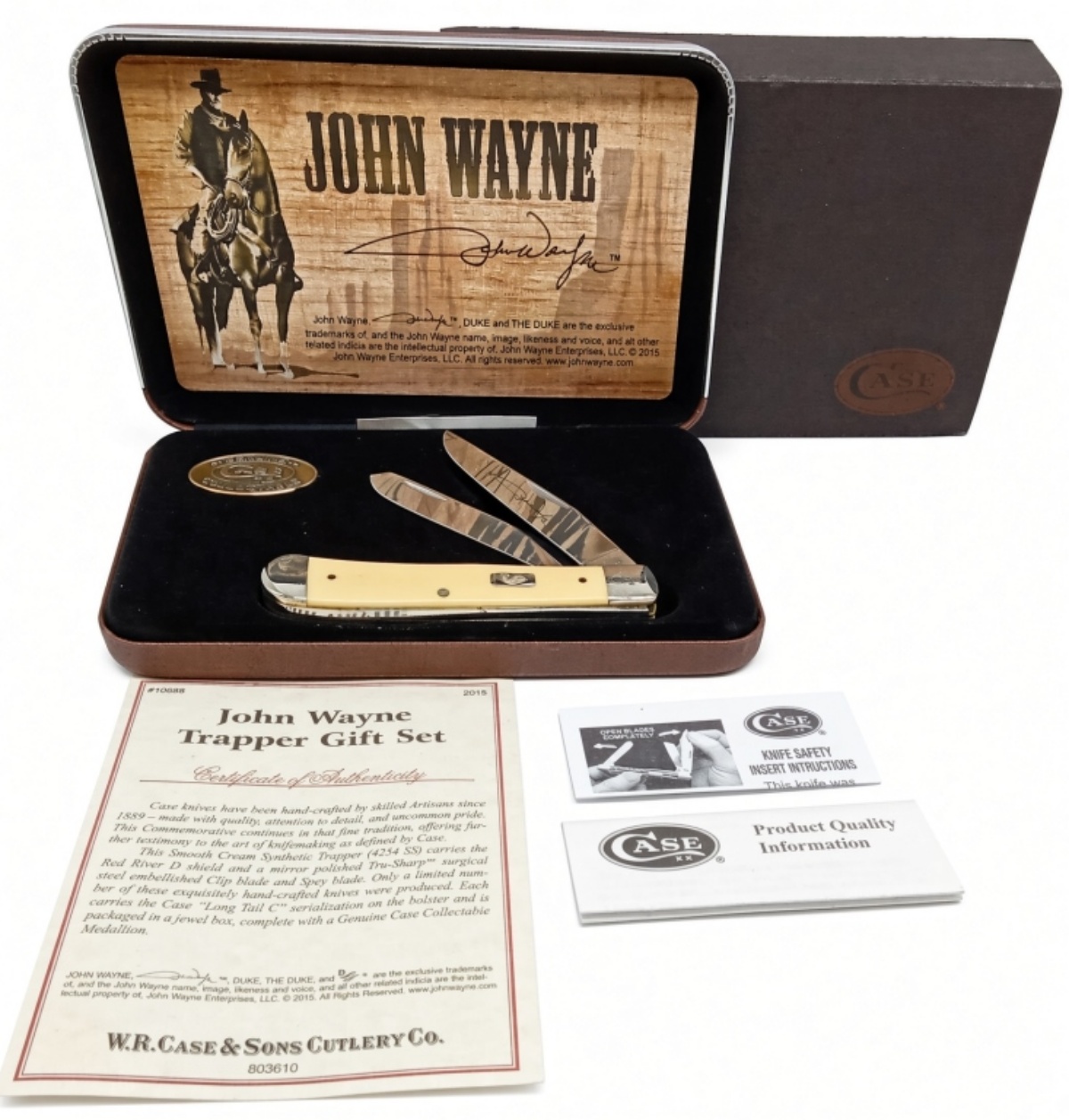 John Wayne Case Knife In Org. Box