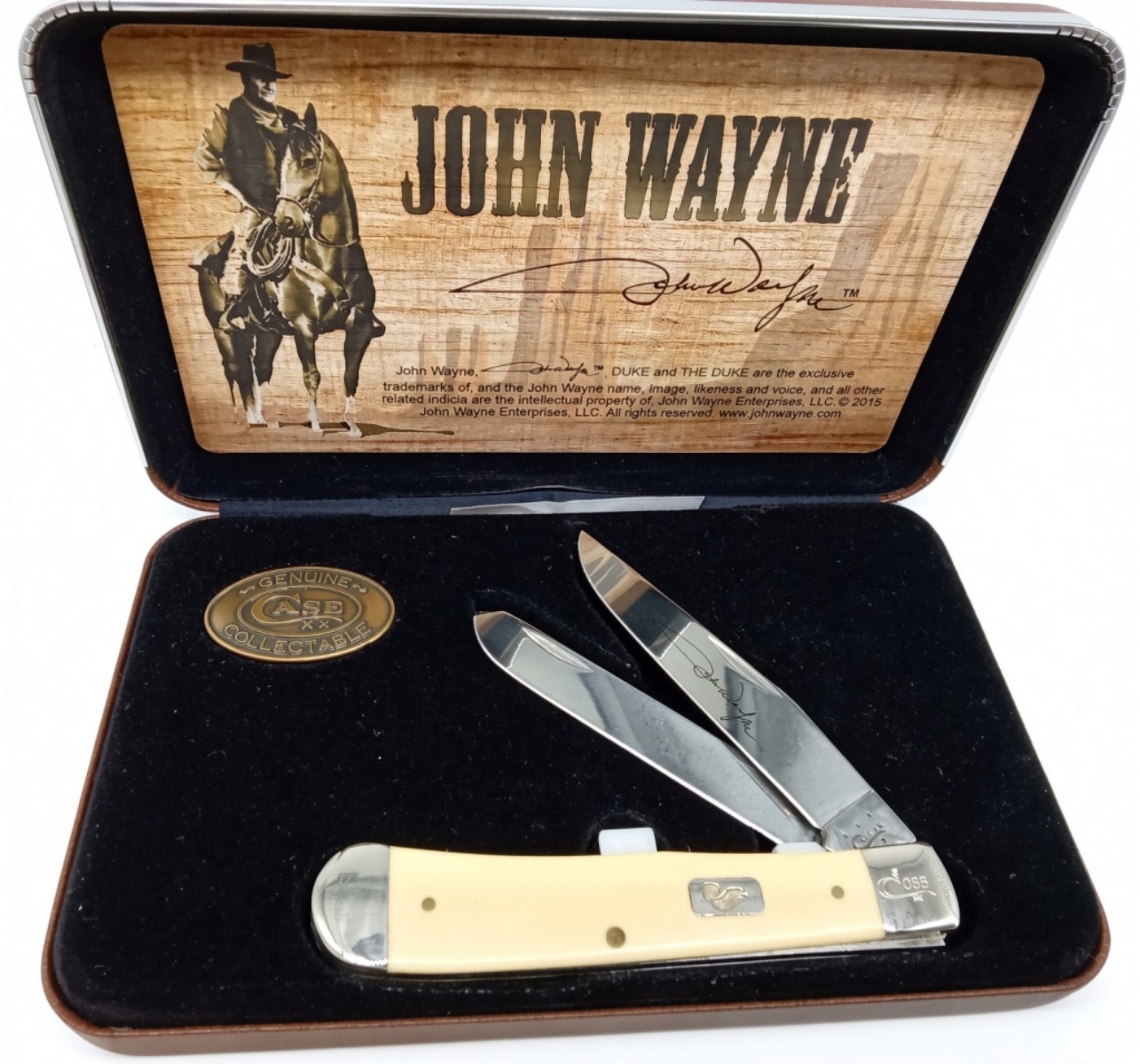John Wayne Case Knife In Org. Box
