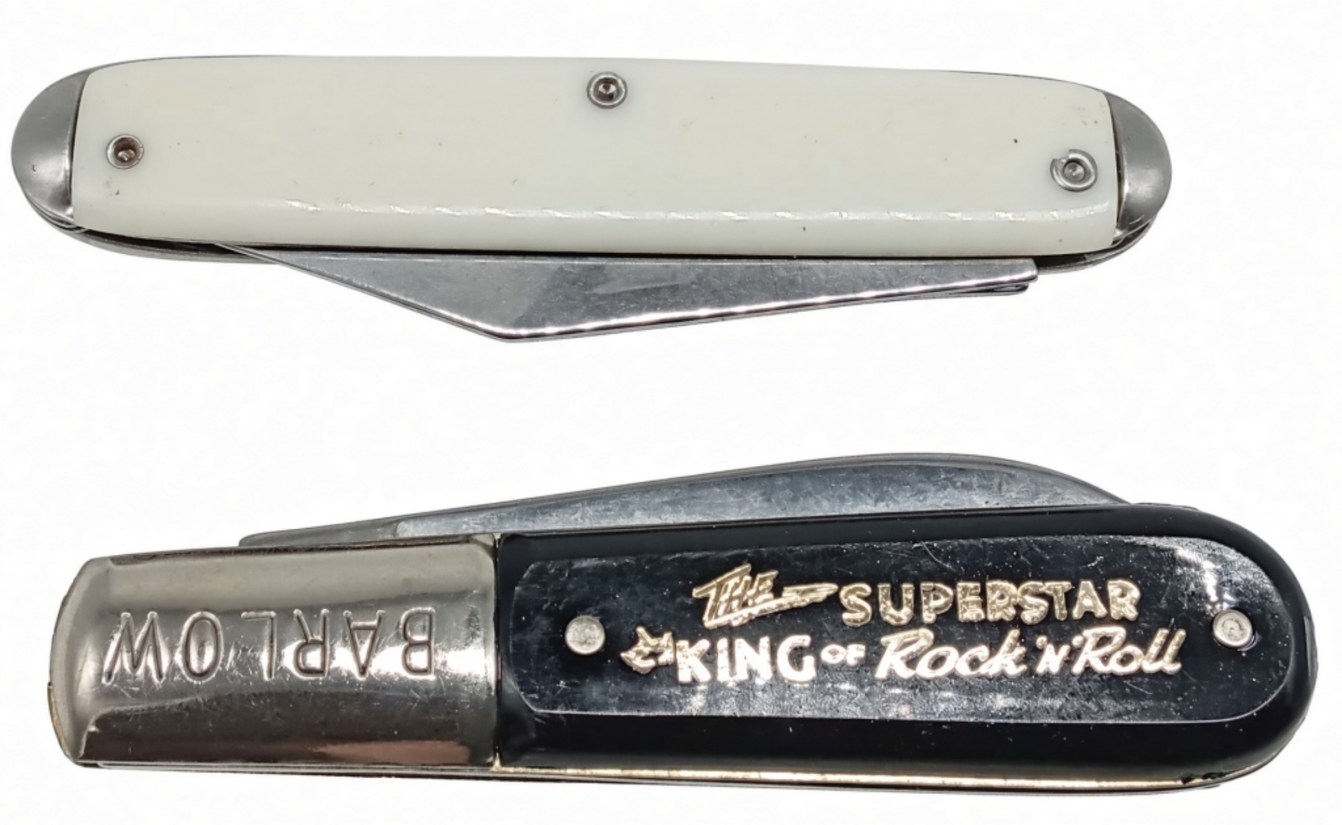 (2) Elvis Presley King of Rock Knife Lot