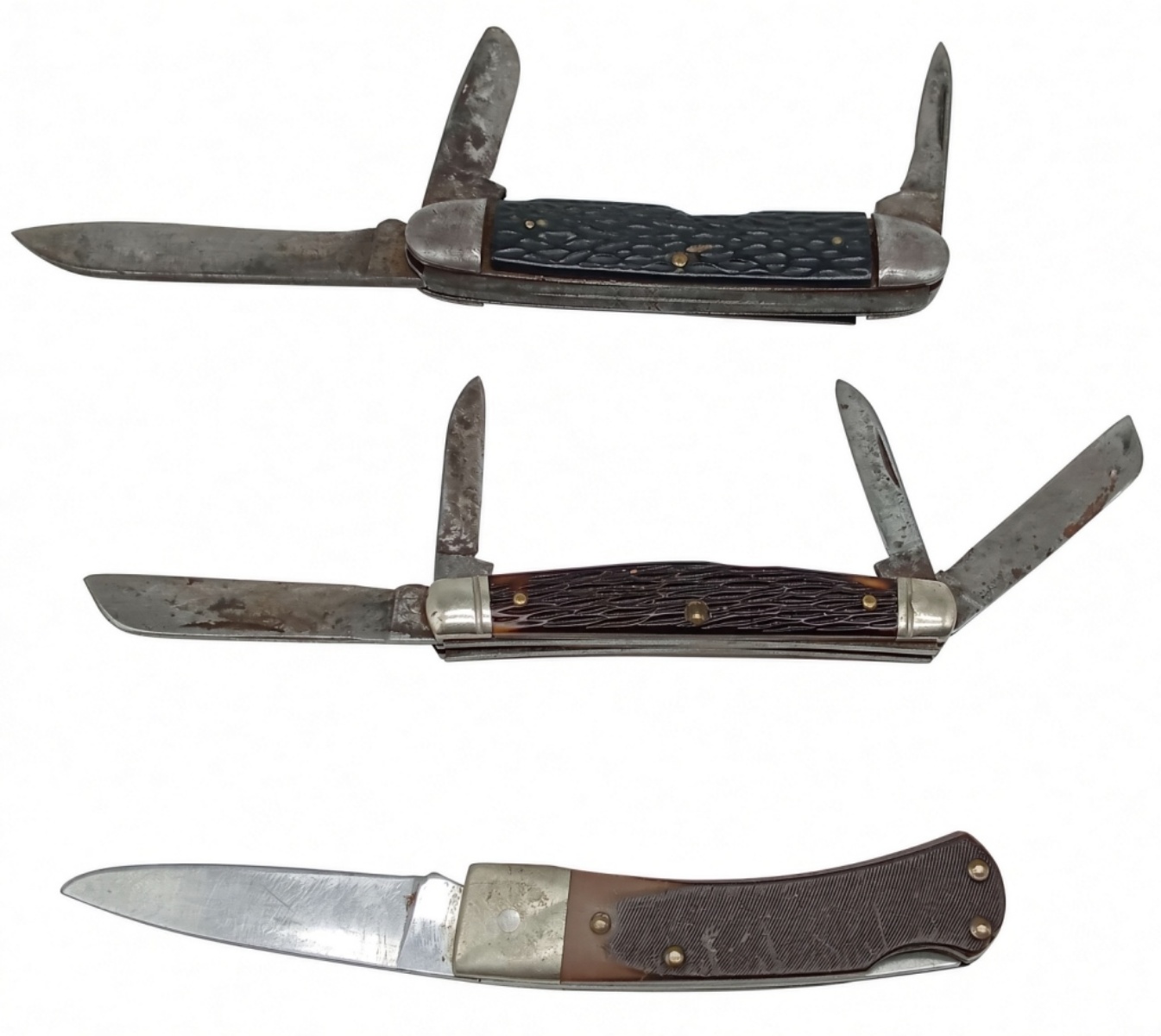 (3) Vintage Pocket Knife Lot