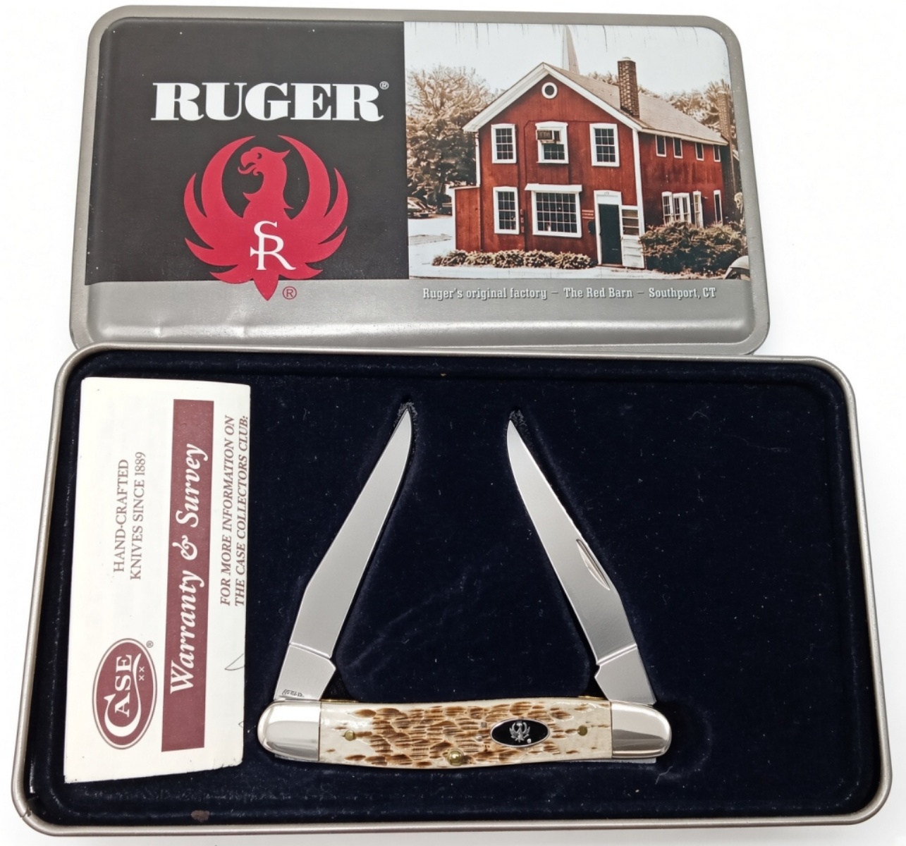 Ruger Red Barn Gift Tin & Knife Set