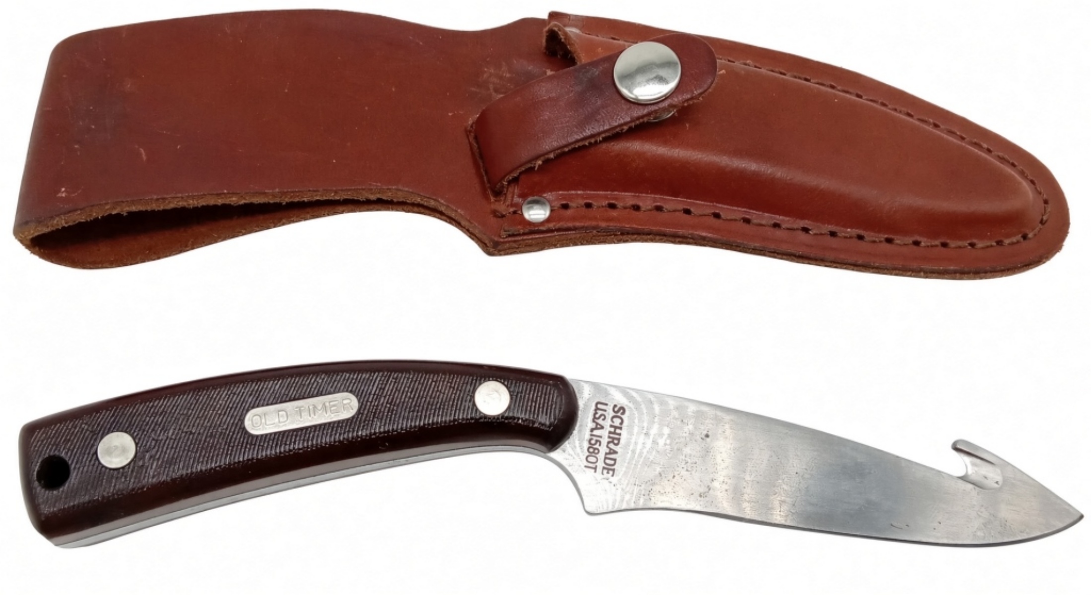 Schrade USA 1580T Fixed Blade Knife w/Sheath